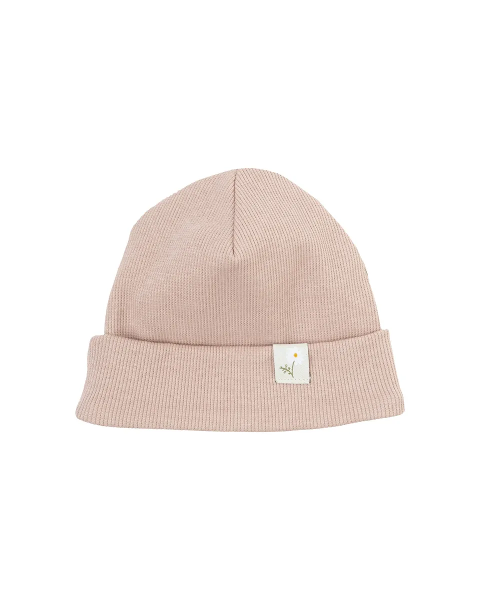 Woolly Organic Beanie Label SS27 cuffia neonato cotone bio