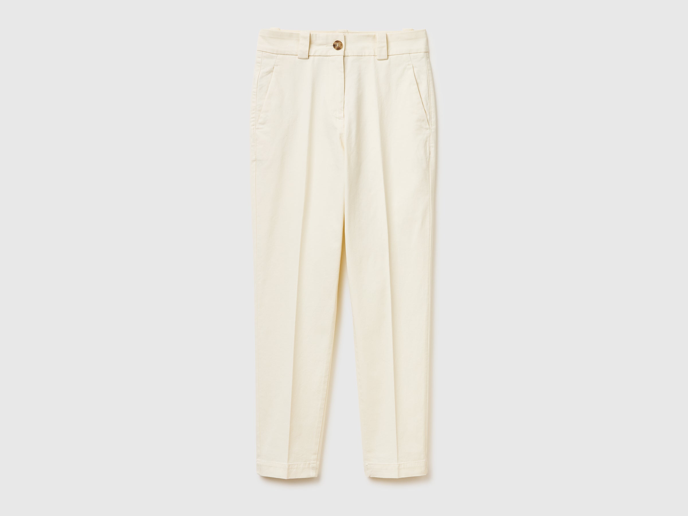 United Colors of Benetton pantaloni slim cotone donna taglie 36-50