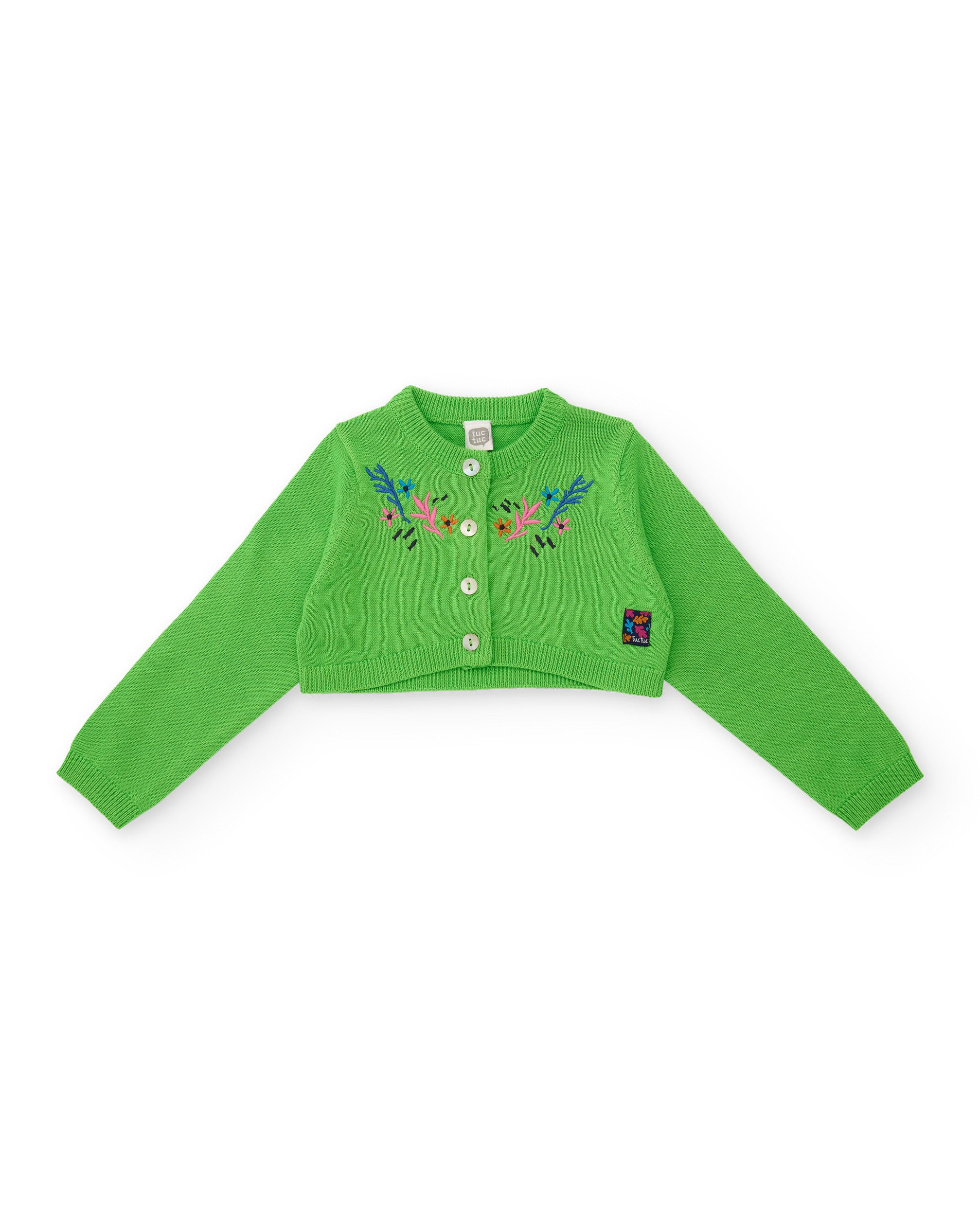 TucTuc Maglioni Bolero giacca bambina verde