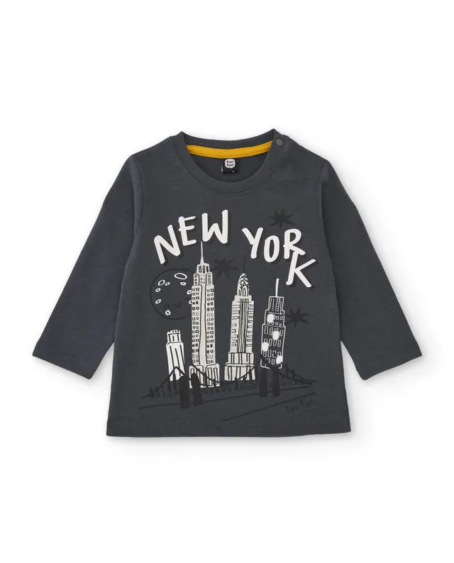 TucTuc Magliette Maglietta bambino città grigio scuro