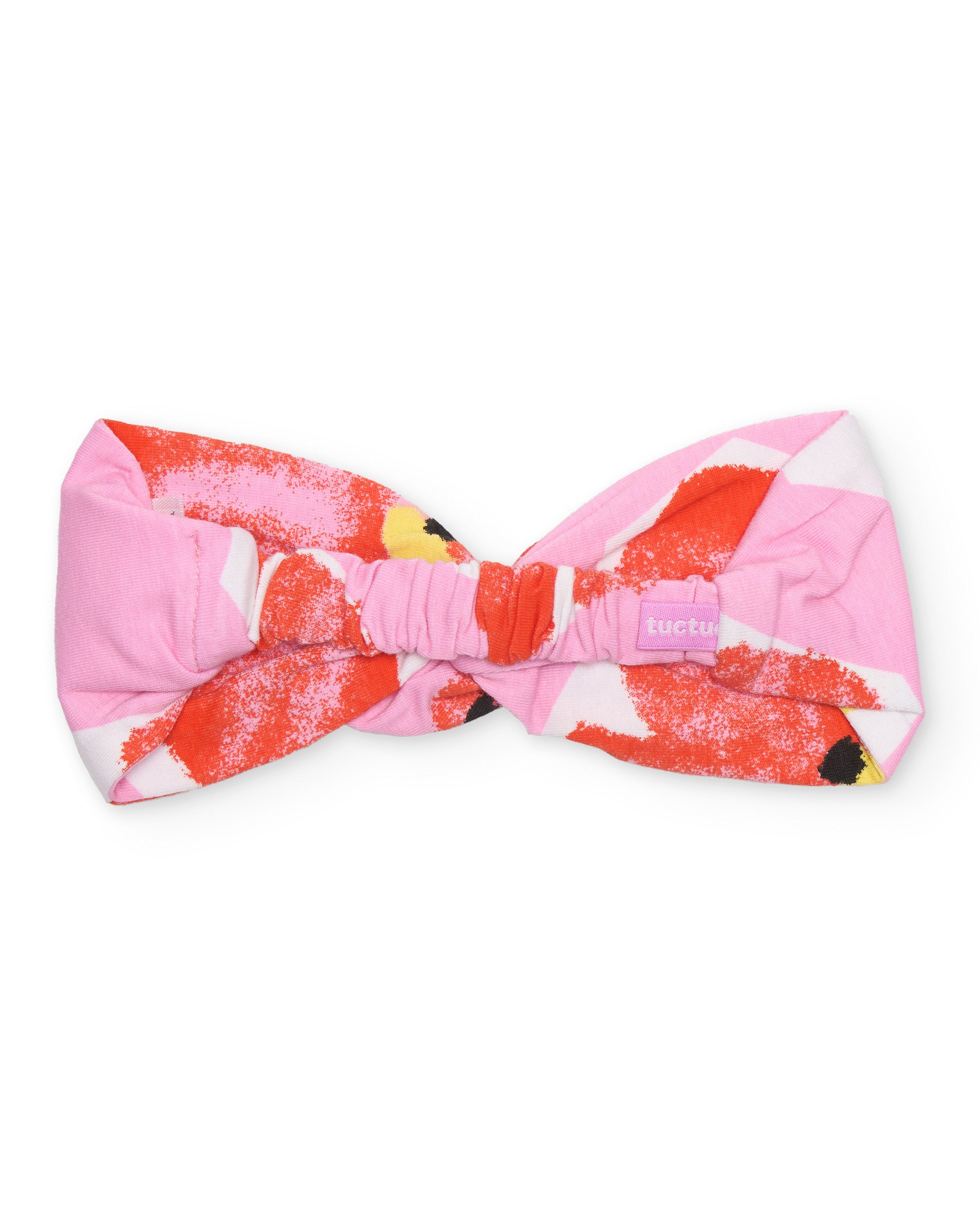 TucTuc Accessori Fascia capelli bambina rosa cotone