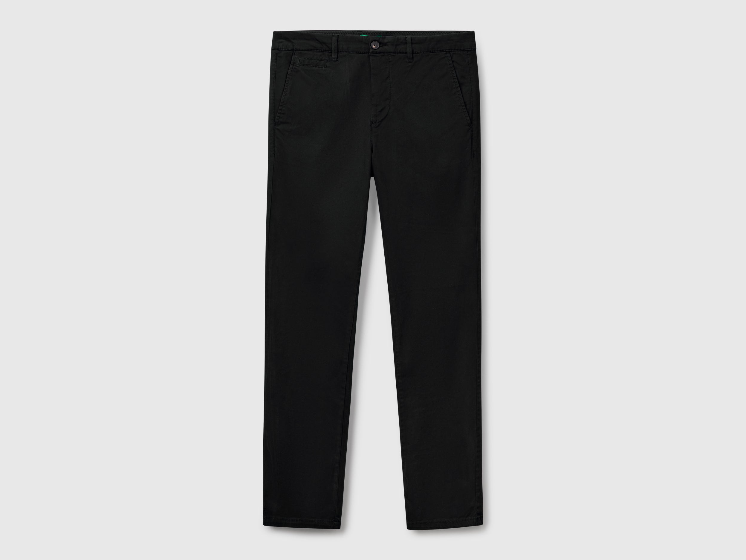 United Colors of Benetton Chino Nero Slim Uomo Cotone Elasticizzato