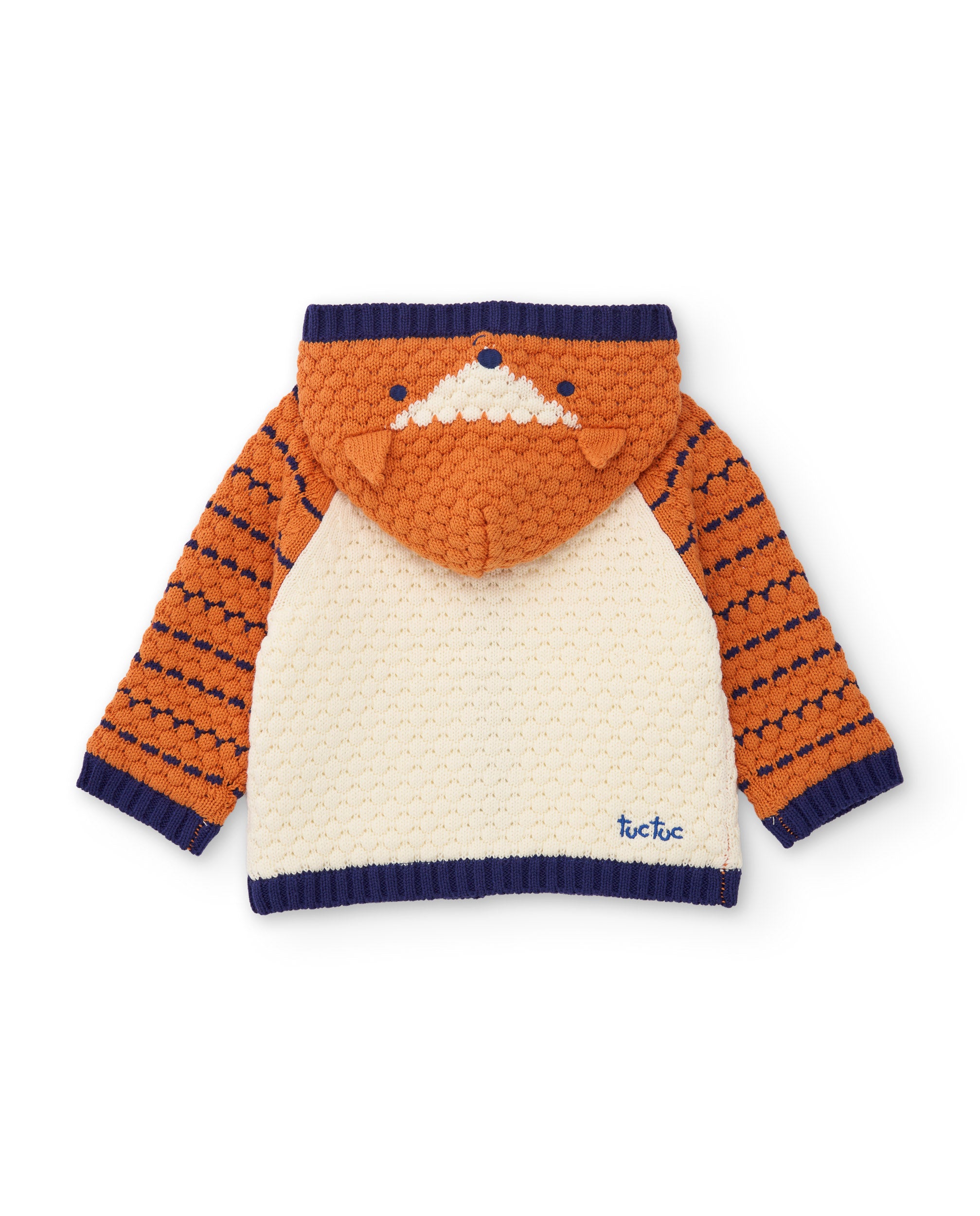 TucTuc Maglioni Giacca Neonato Camel con Cappuccio