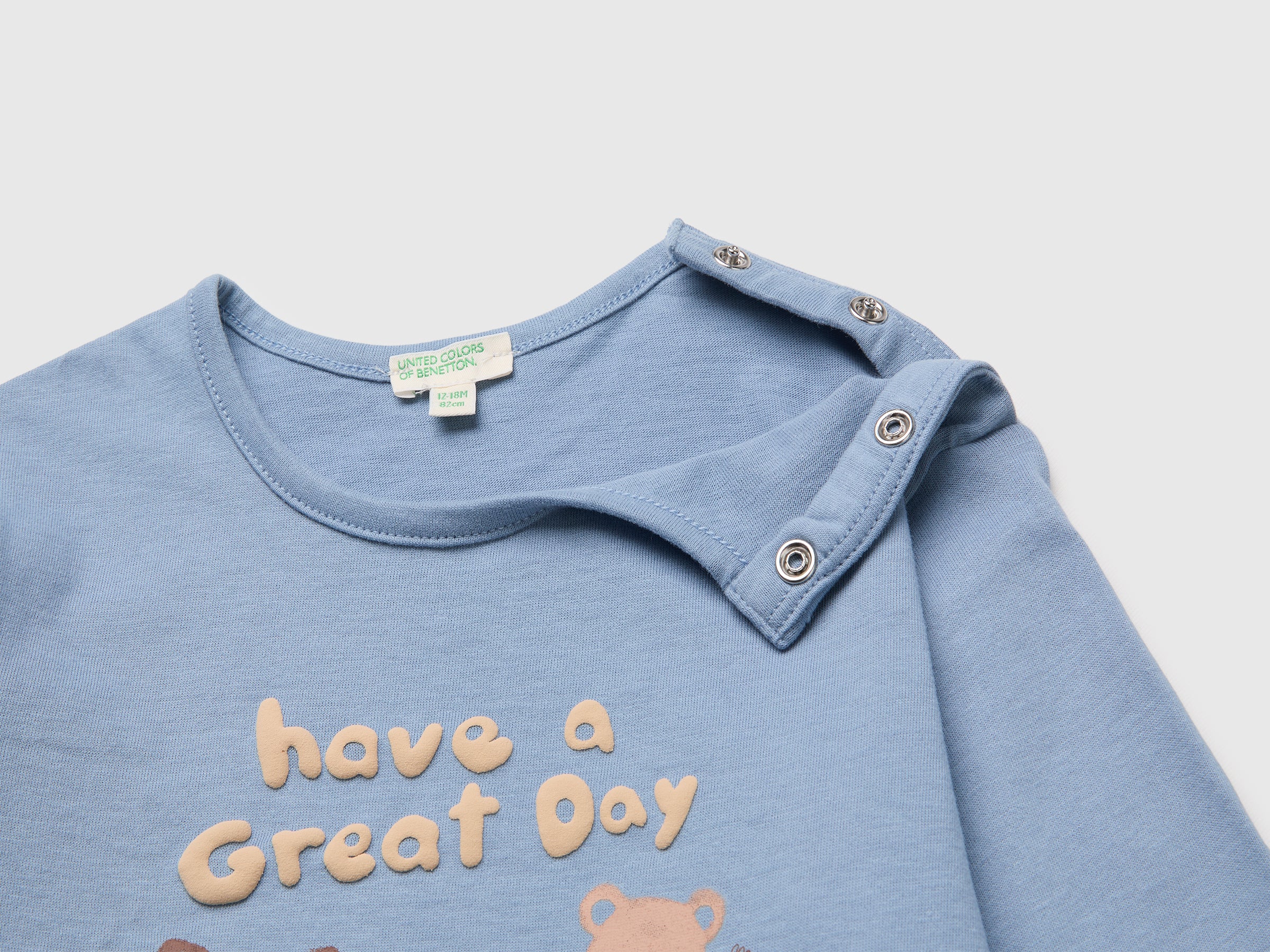 United Colors of Benetton Organic cotton T-shirt maglietta neonato 56-82