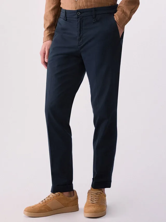 Liu Jo Baby Chino con Risvolto Pantaloni Cotone