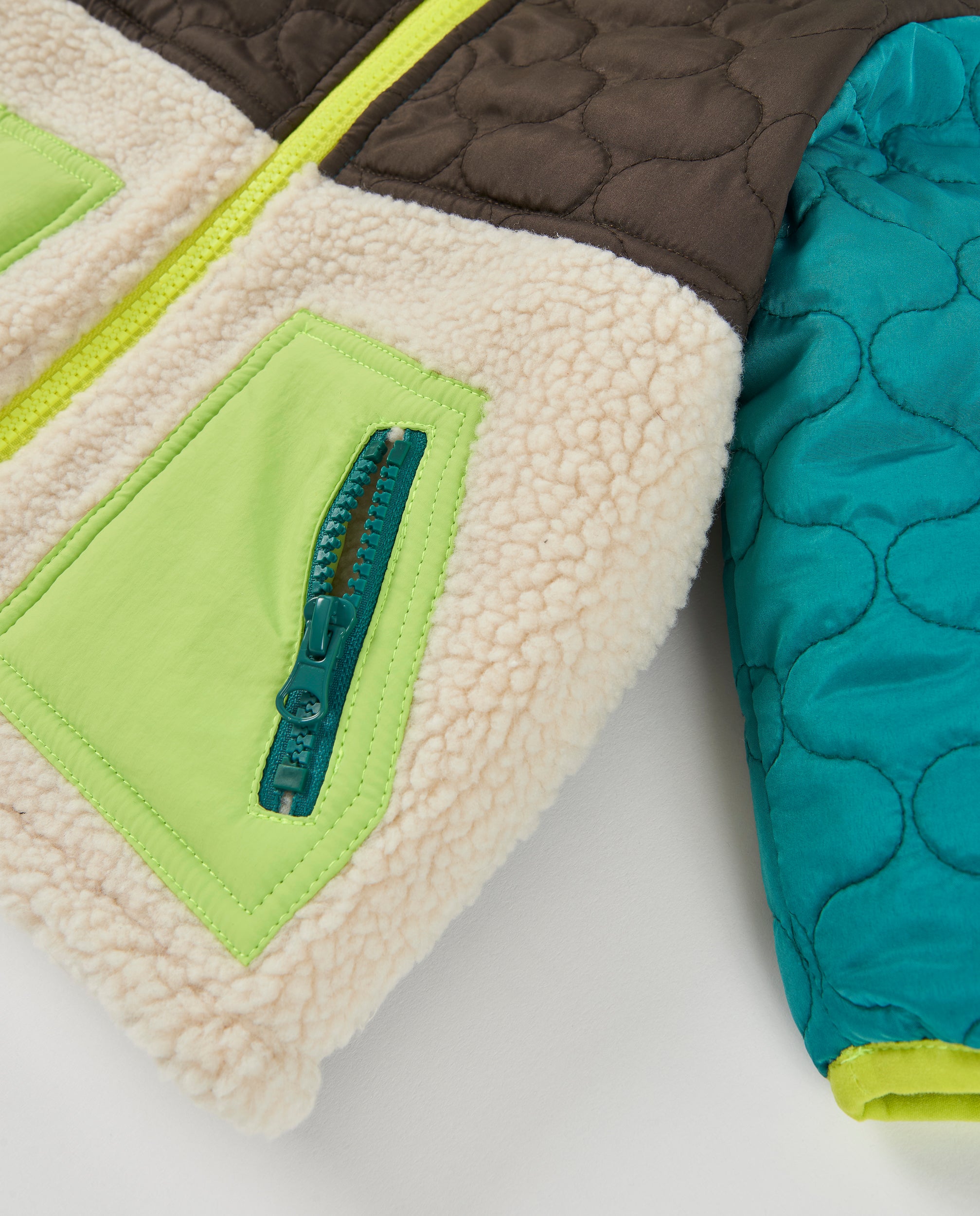 TucTuc Cappotti Cappotto imbottito bambino verde acqua