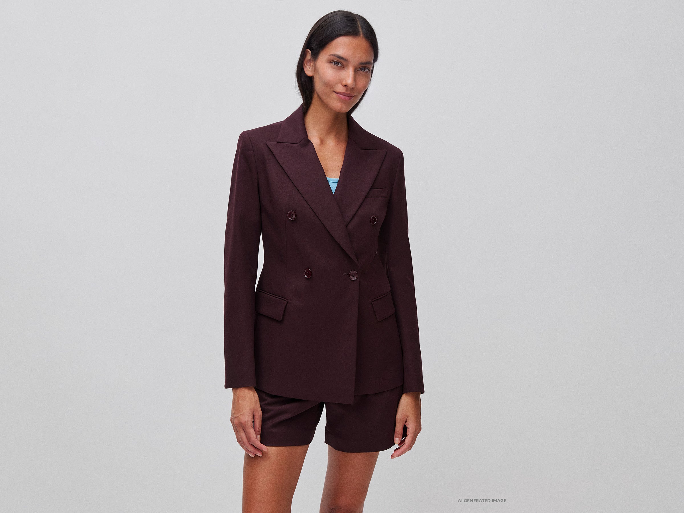 United Colors of Benetton Blazer Doppiopetto Modal Taglia 38