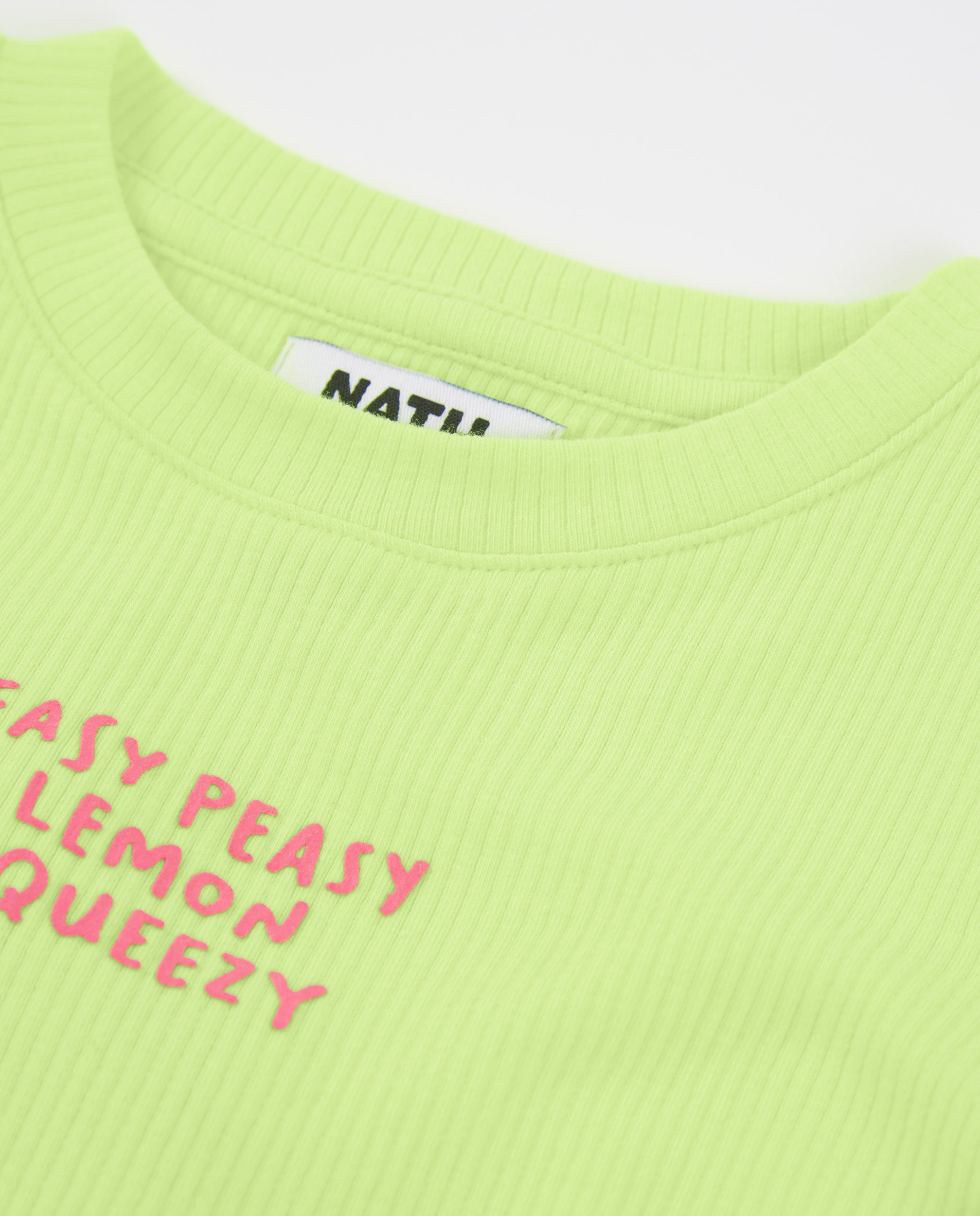 TucTuc Magliette T-shirt Bambina Verde a Coste