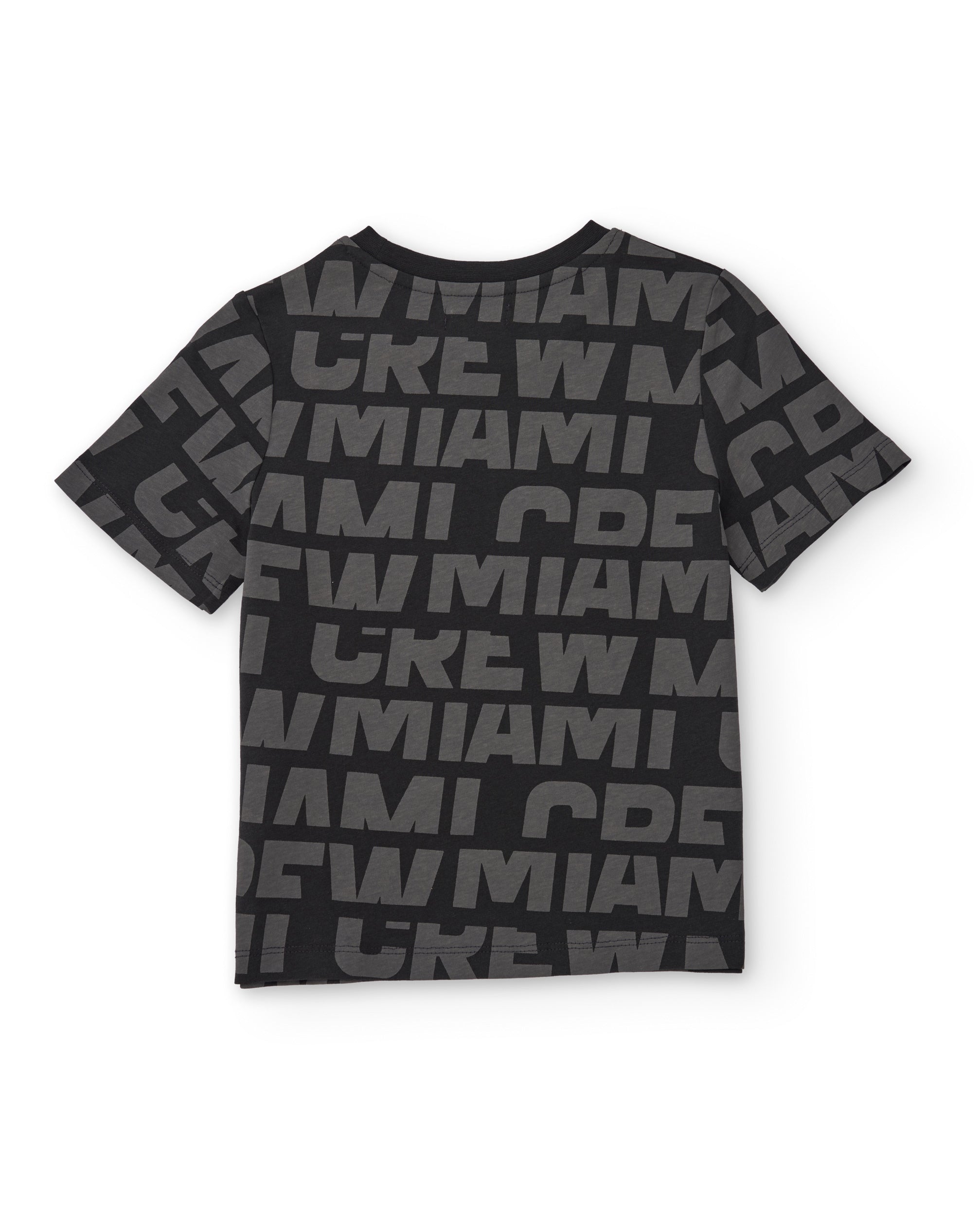 TucTuc Completi Bimbo Maglia Nero 4-16 Anni T-shirt+Bermuda