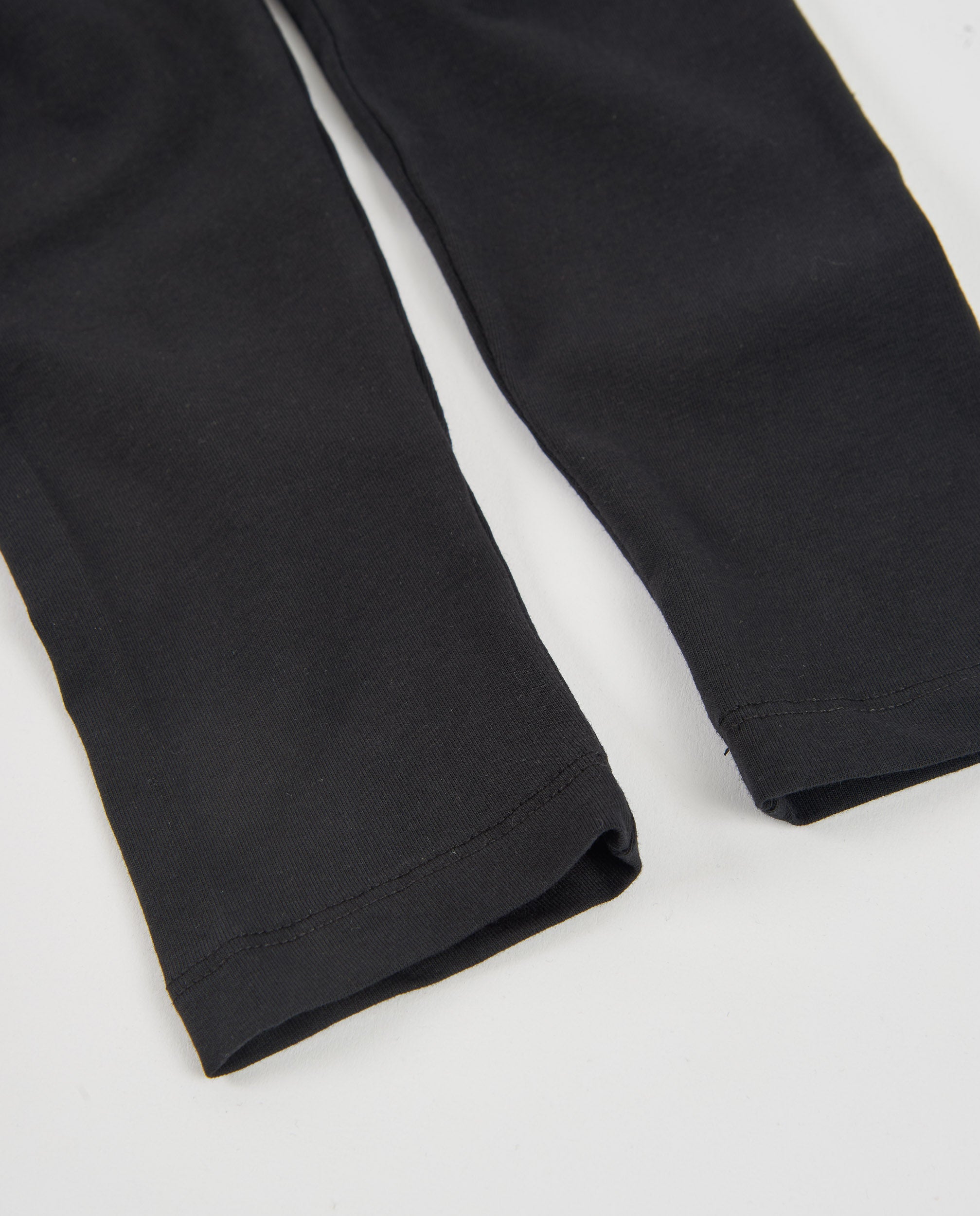 TucTuc Leggings leggings bambina nero lungo cotone