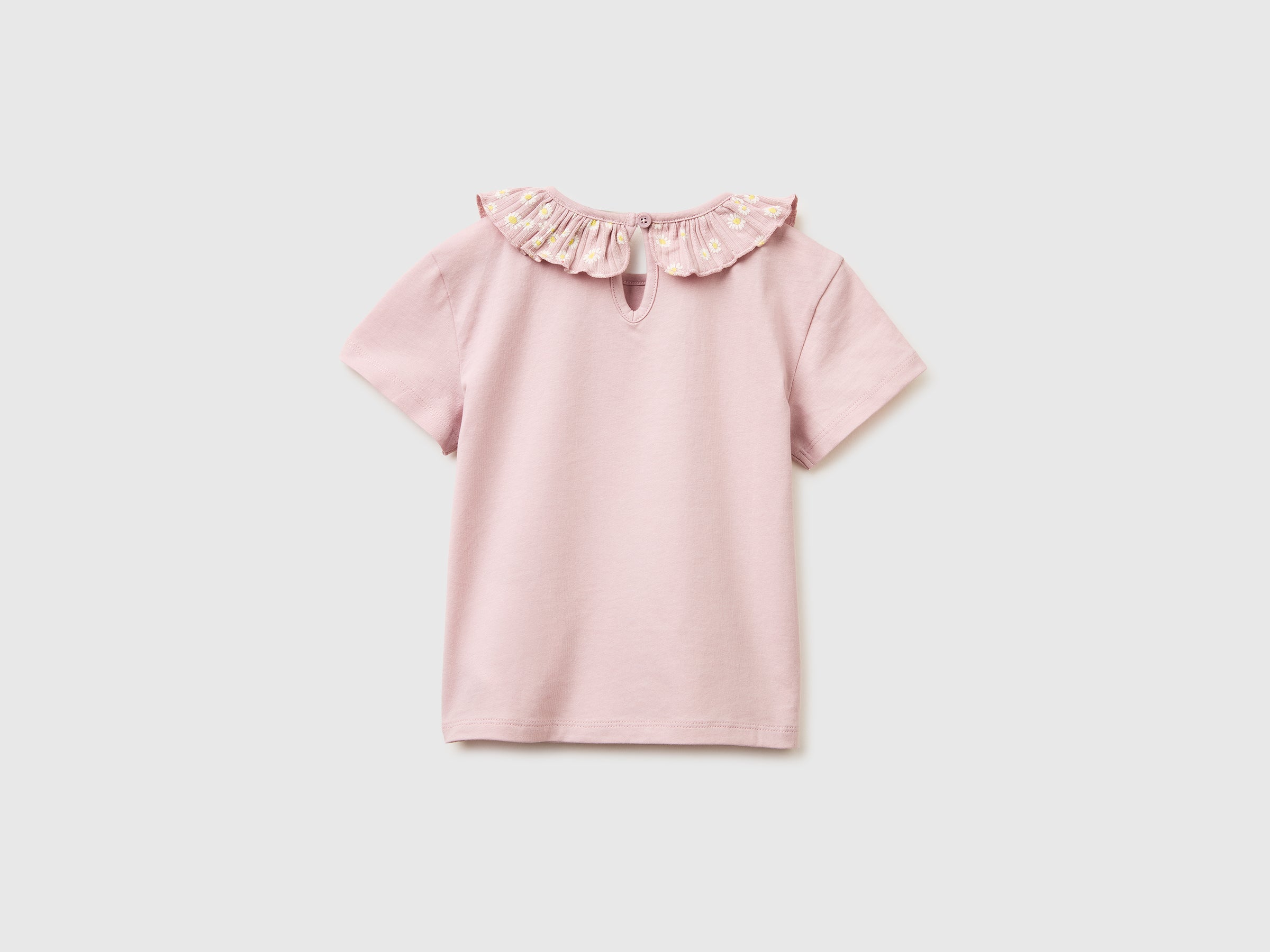 United Colors of Benetton T-Shirts t-shirt bimba cotone volant collo
