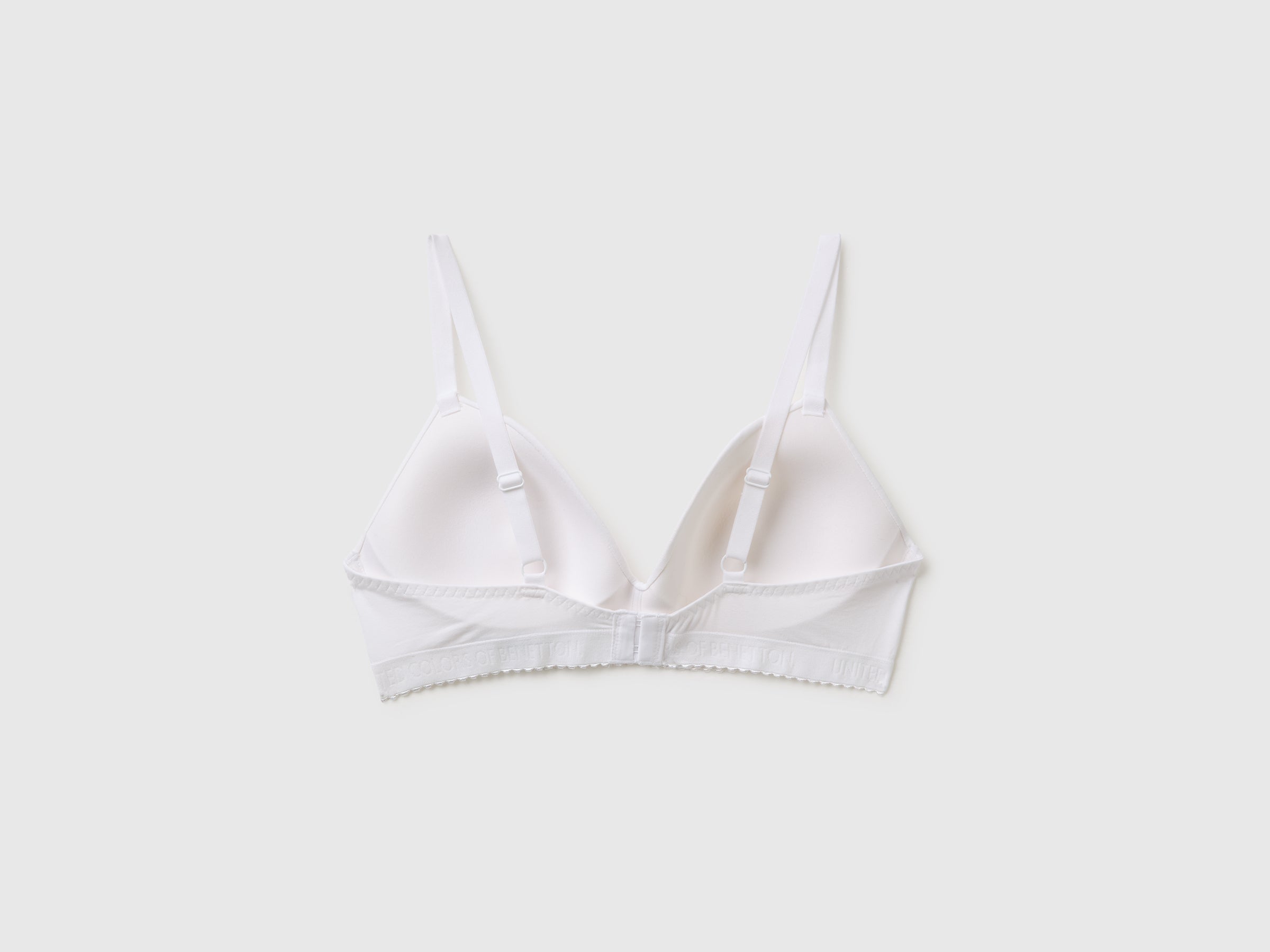 United Colors of Benetton Reggiseno Donna Imbottito Cotone Senza Ferretto
