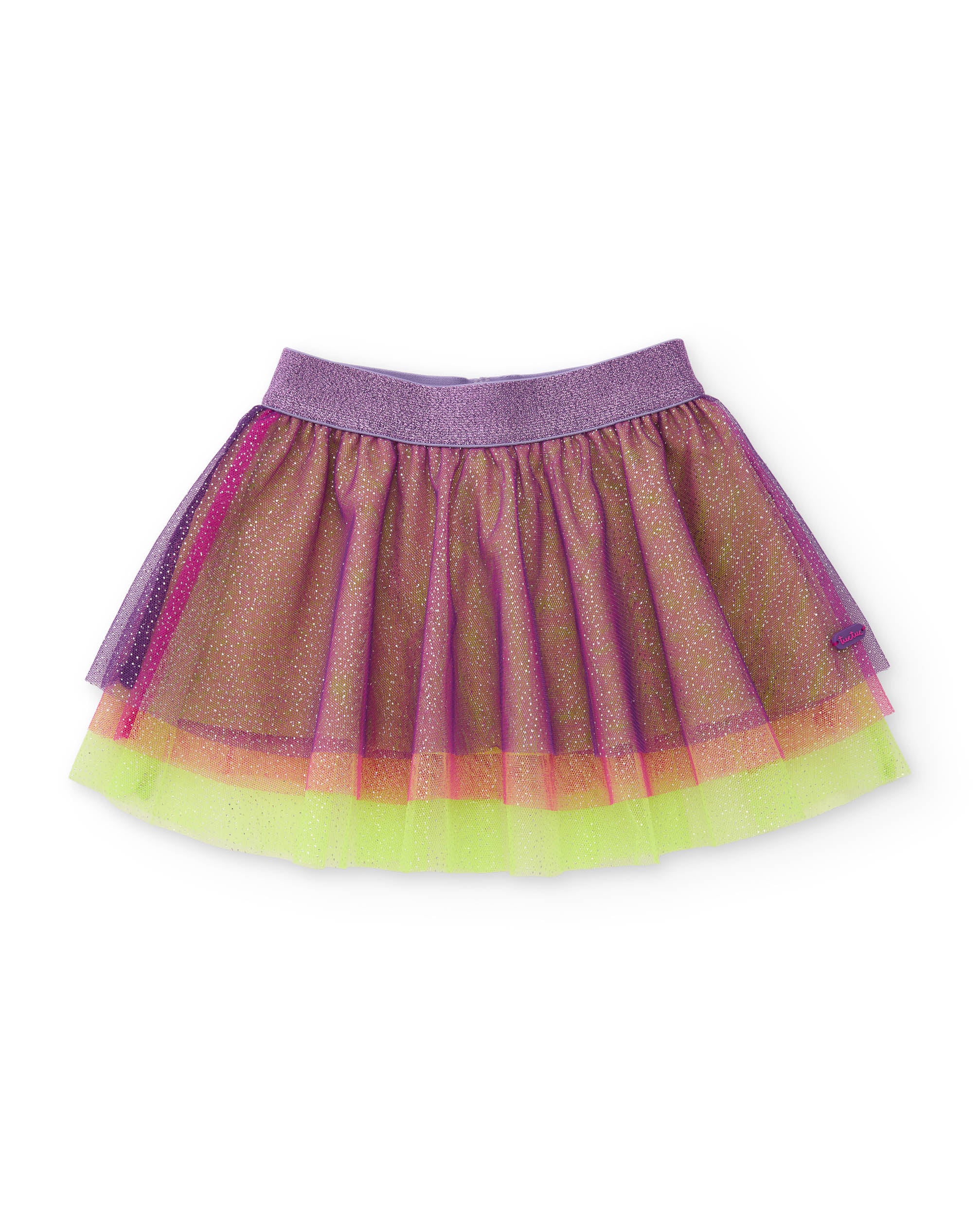 TucTuc Gonne gonna bimba tulle viola multicolore
