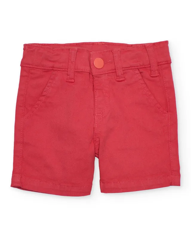 TucTuc Bermuda pantaloncini bambino rossi tasche taglia neonato