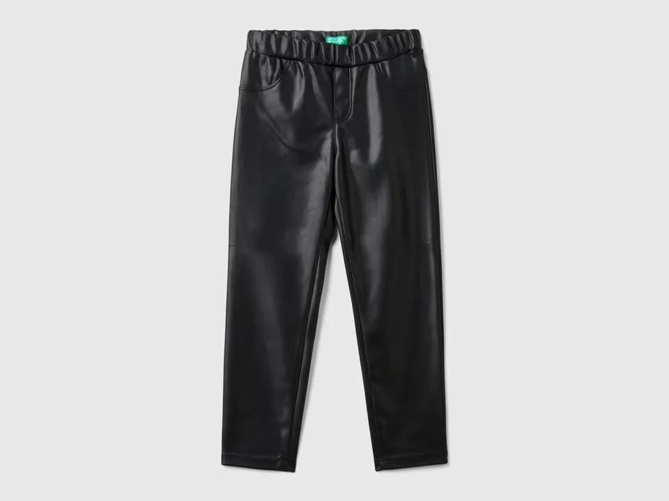 United Colors of Benetton Coated Pantaloni Spalmati Slim Bambina 82-116