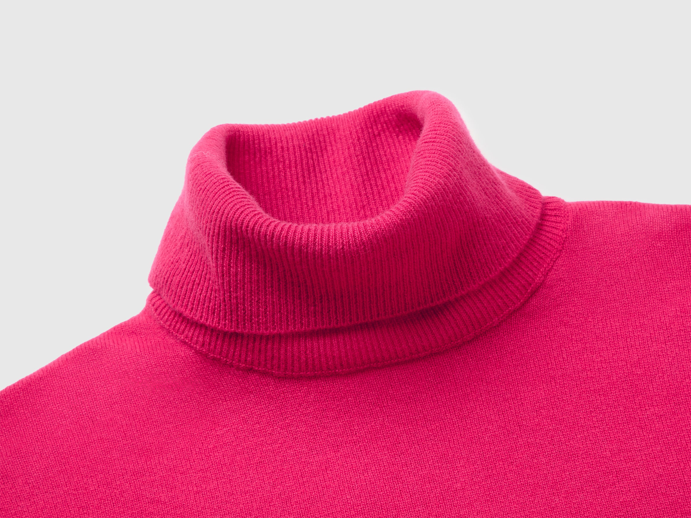 United Colors of Benetton maglione dolcevita merino M lana pura
