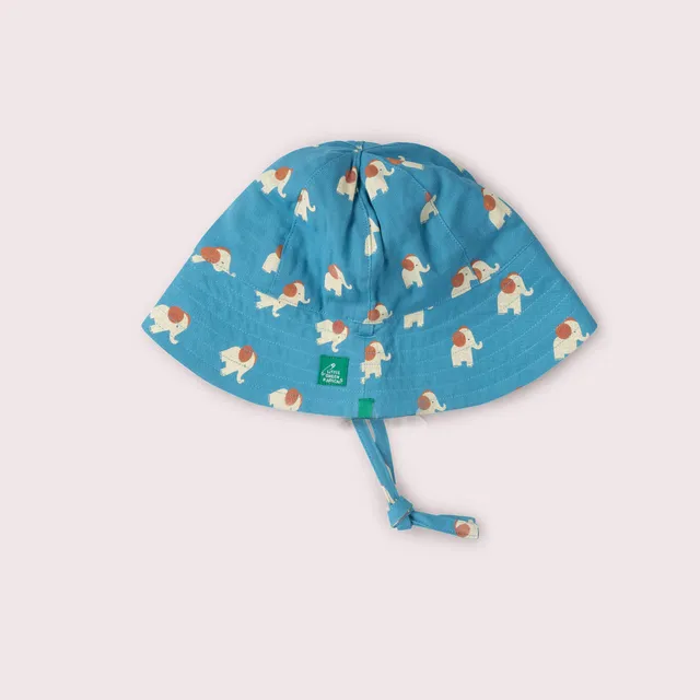 Little Green Radicals Cappello Sole Elefante Reversibile 0-12 Mesi