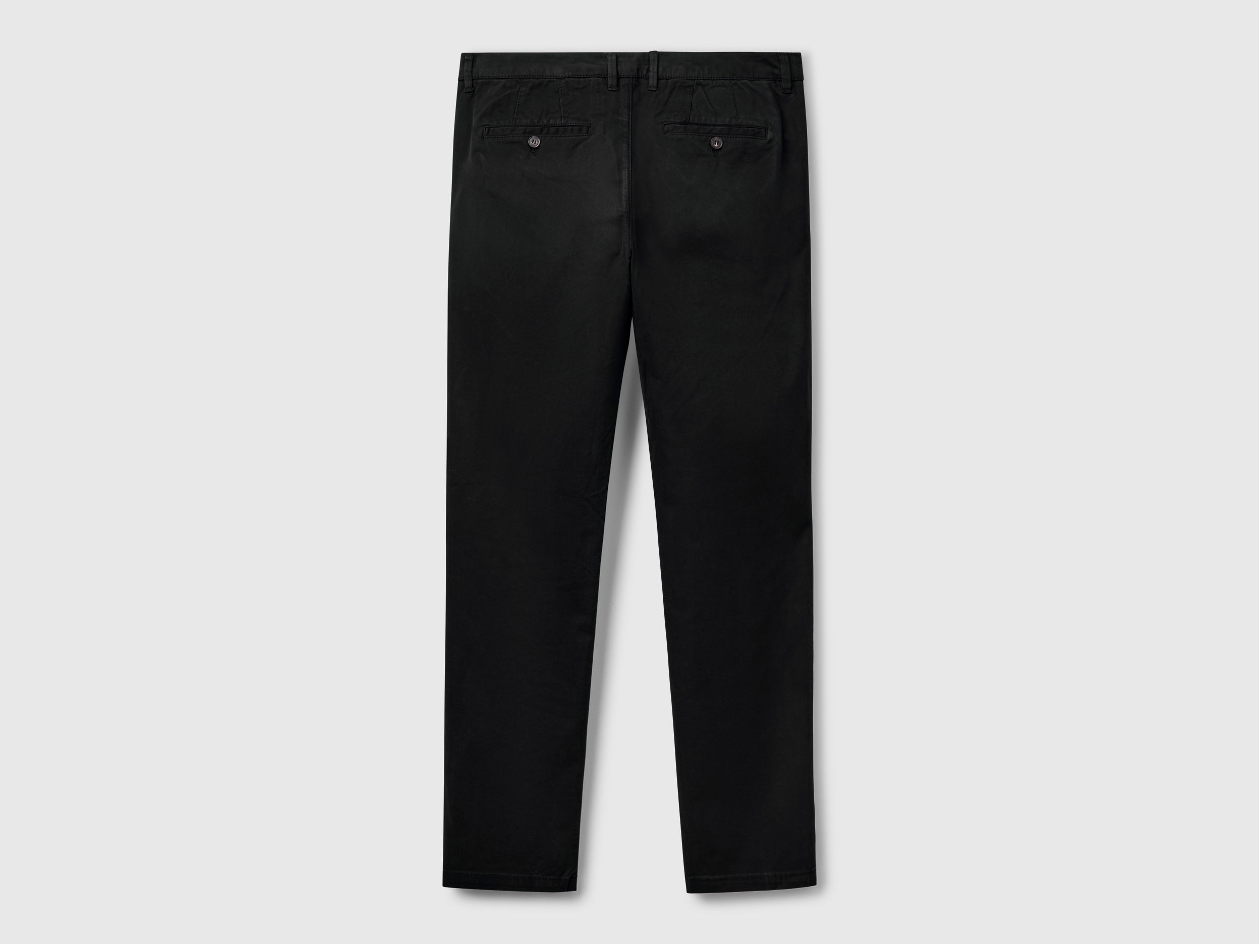 United Colors of Benetton Chino Nero Slim Uomo Cotone Elasticizzato