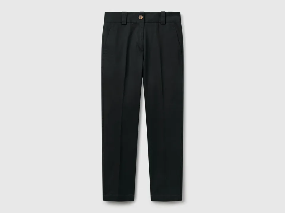 United Colors of Benetton Trousers Pantaloni Slim Fit 38 cotone