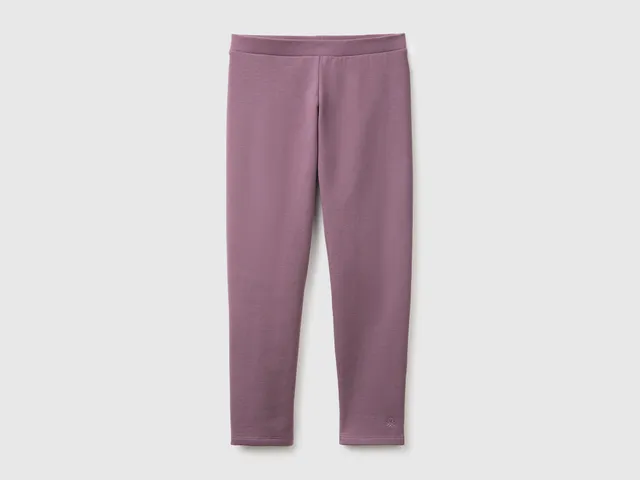 United Colors of Benetton Warm Fleece Leggings pile cotone donna