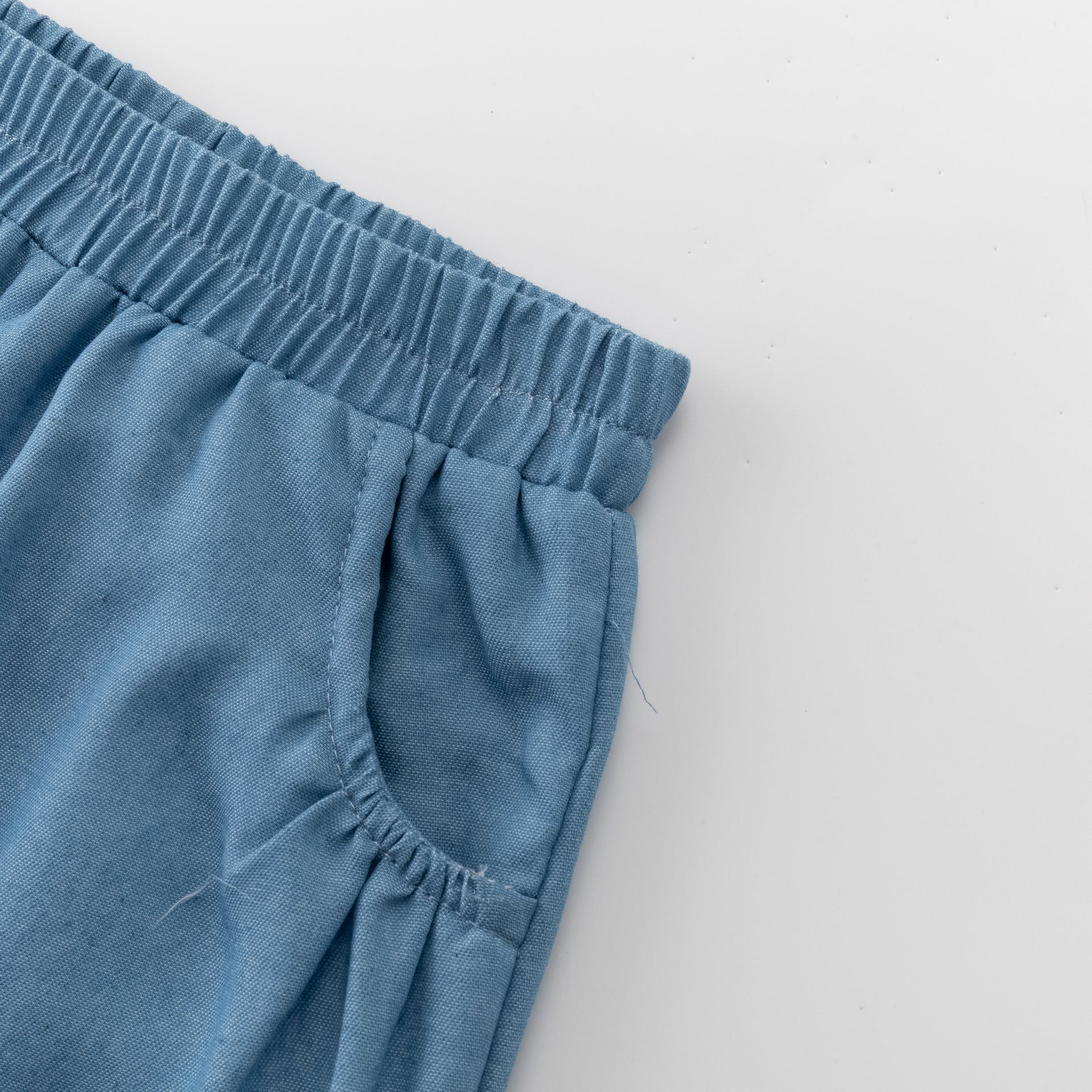 Kokarcia Newness shorts blu bambino cotone con tasche