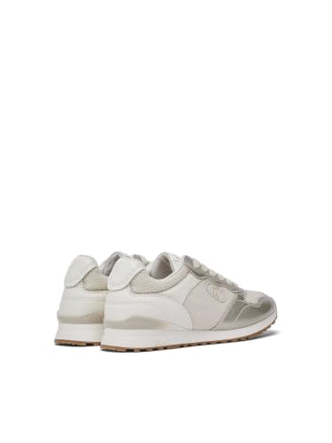Liu Jo Sneakers Bianche 35 Mesh Glossy con Monogram