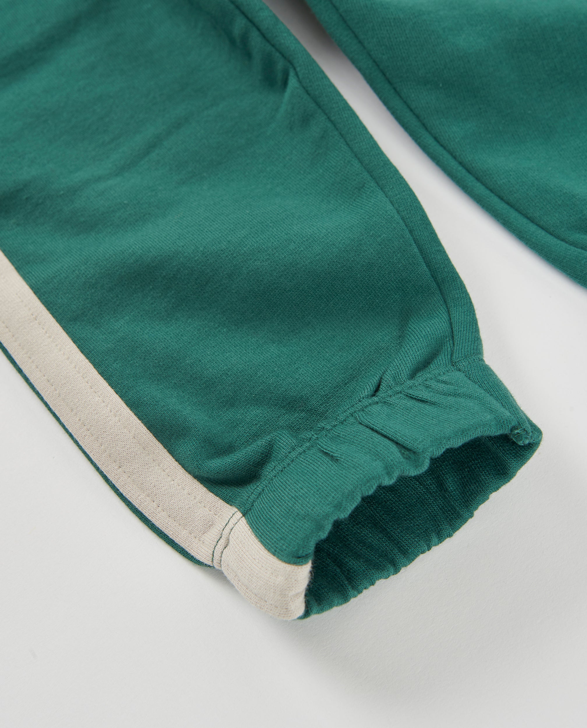TucTuc Pantaloni Felpa Bambino Verde Vita Elasticizzata