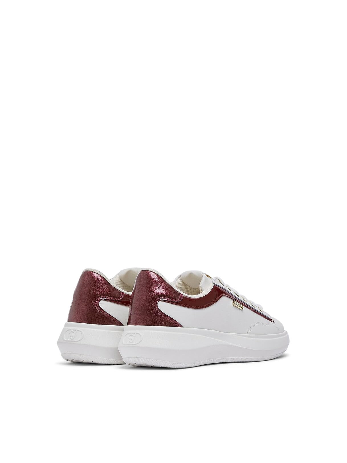Liu Jo Sneakers Pelle Lettering 35 EU suola 5,5 cm