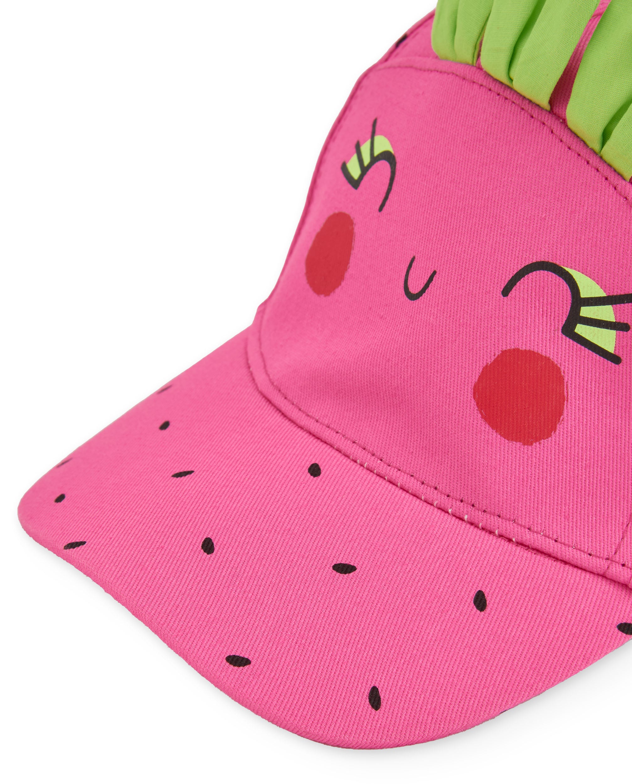 TucTuc Accessori Cappellino Foglioline Rosa Bimba