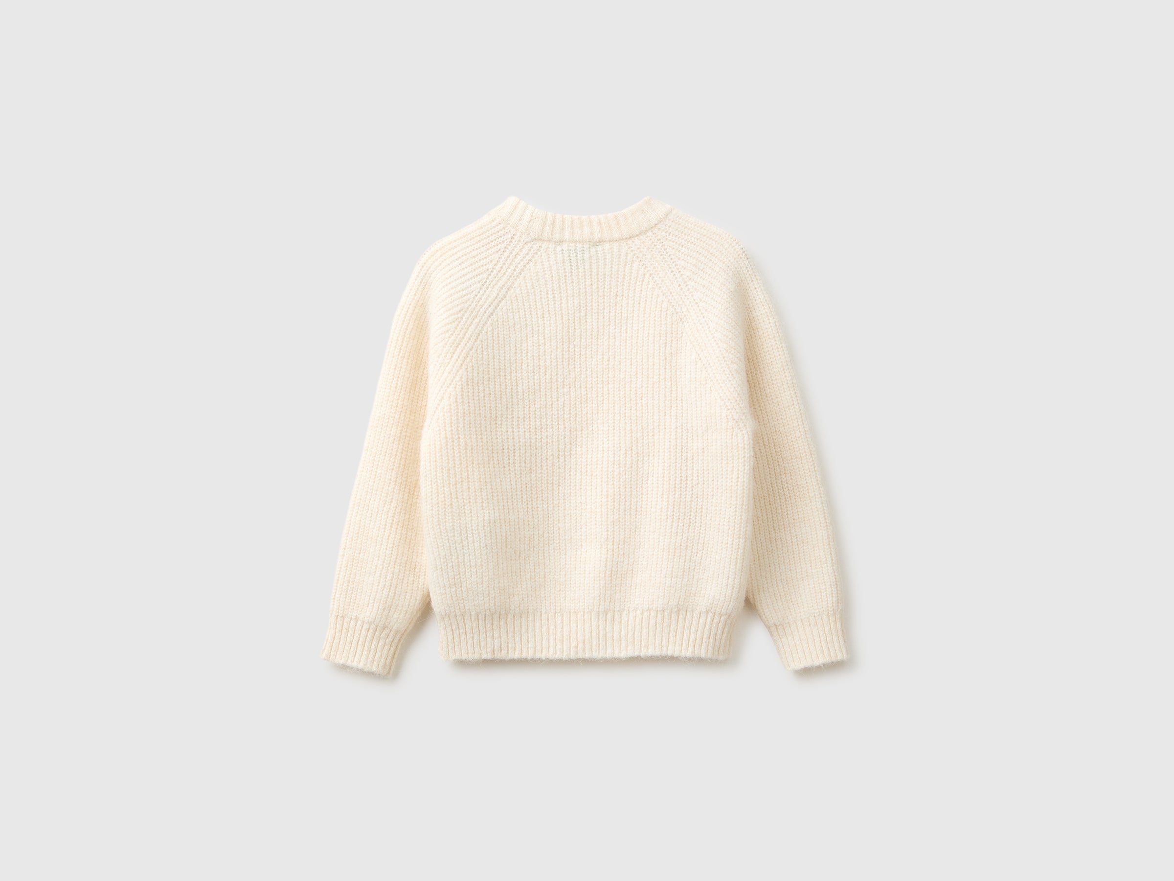United Colors of Benetton Sweaters Maglione lana fiori 104