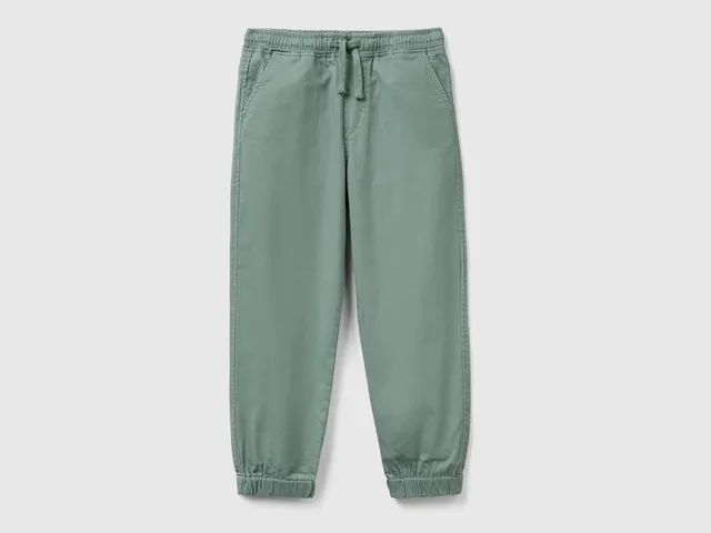 United Colors of Benetton Joggers cotone elasticizzato con coulisse