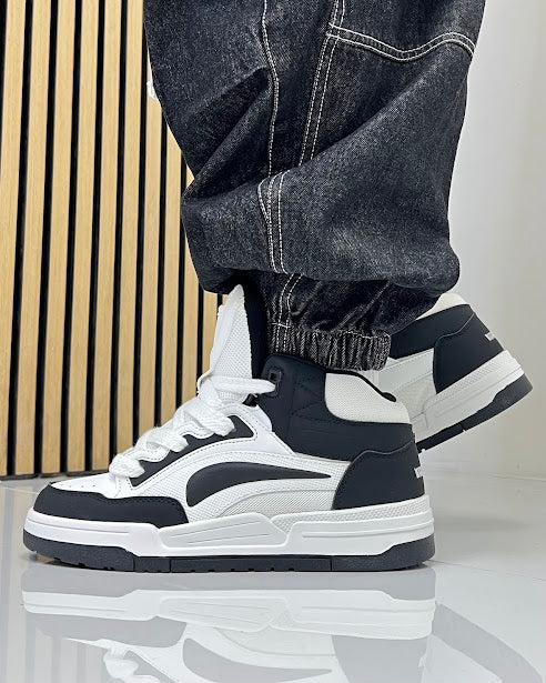 Sottosopra vvr777 sneakers alta lacci oversize bianco 43