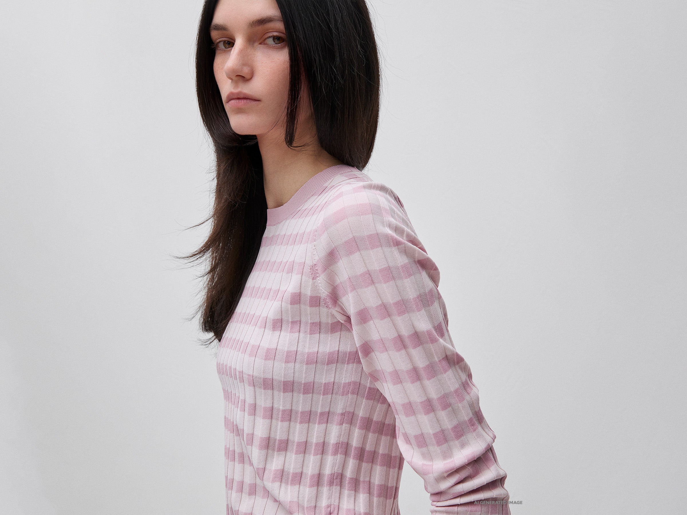 United Colors of Benetton Slim Fit Striped Sweater maglione righe S viscosa