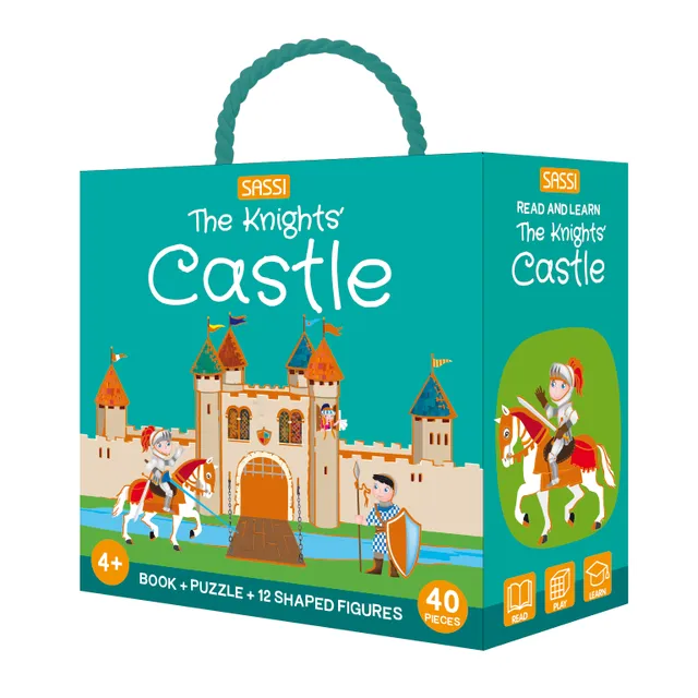 Sassi Q-Box Castello Cavalieri Puzzle 40 Pezzi 4+ Anni