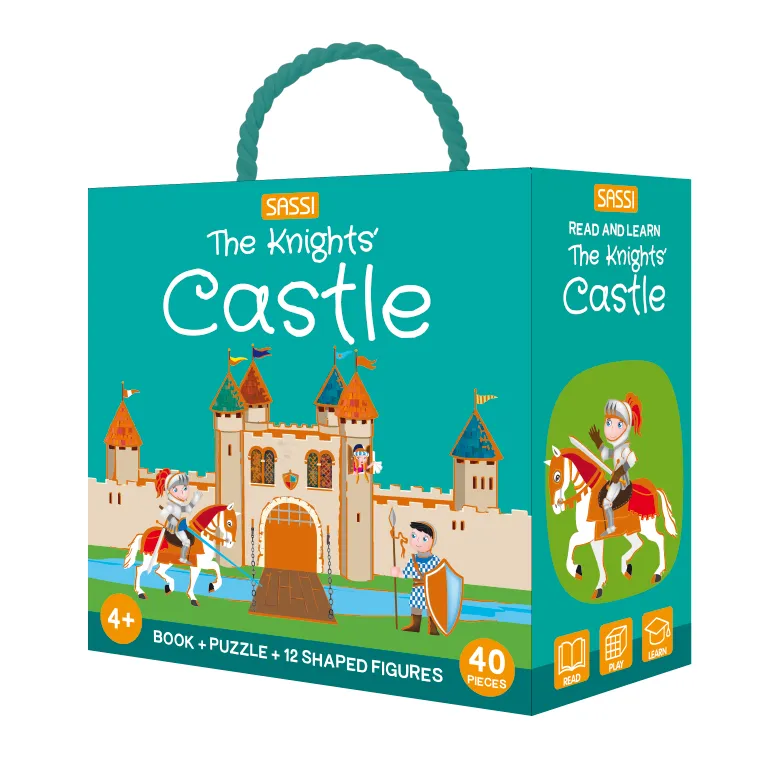 Sassi Q-Box Castello Cavalieri Puzzle 40 Pezzi 4+ Anni