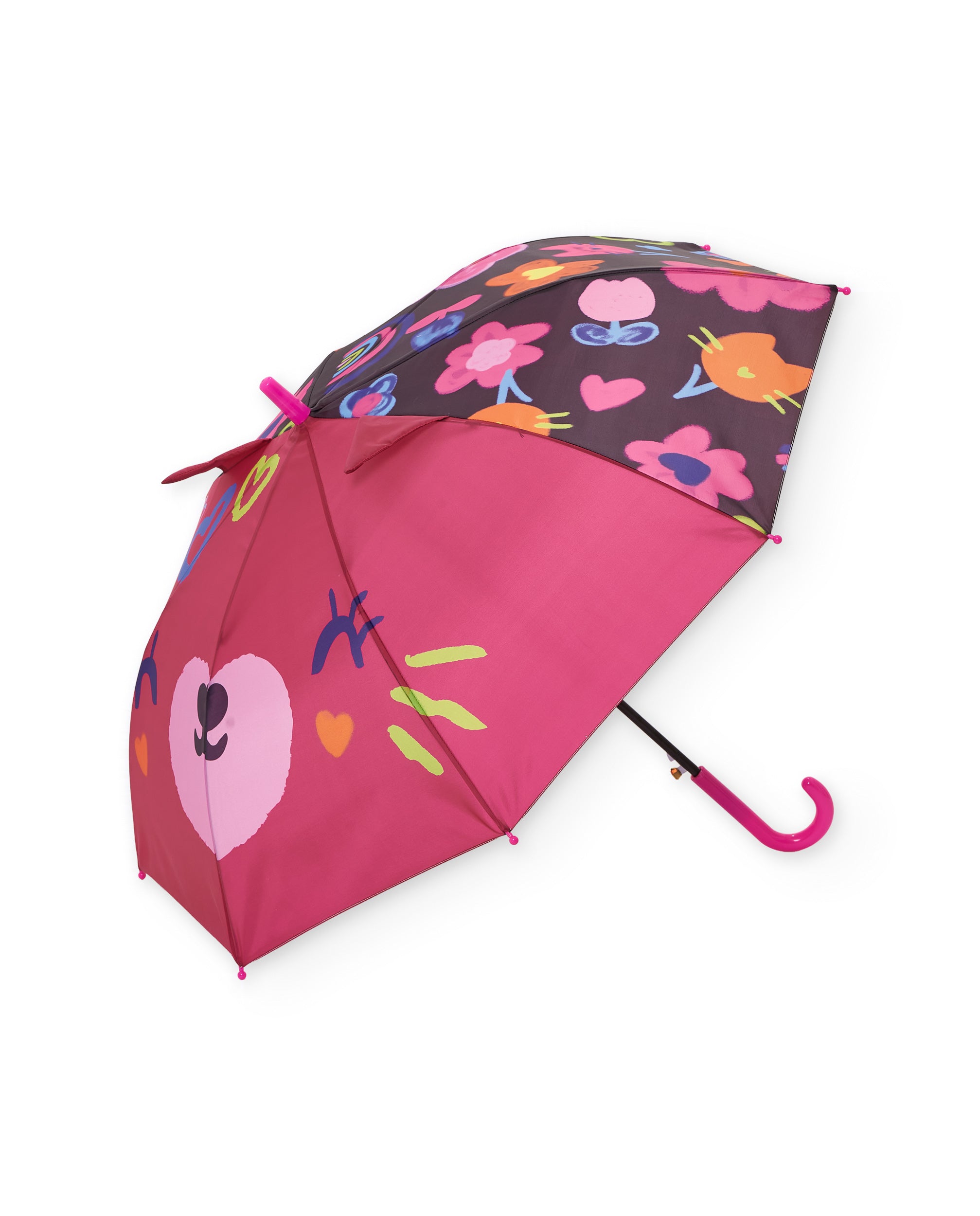 TucTuc Ombrello Bambina Multicolor Fiori Automatico