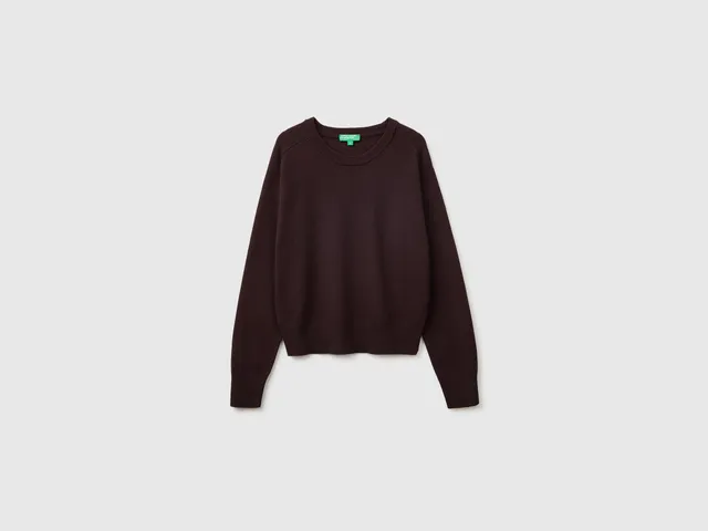 United Colors of Benetton Maglione Girocollo Cashmere Taglia M