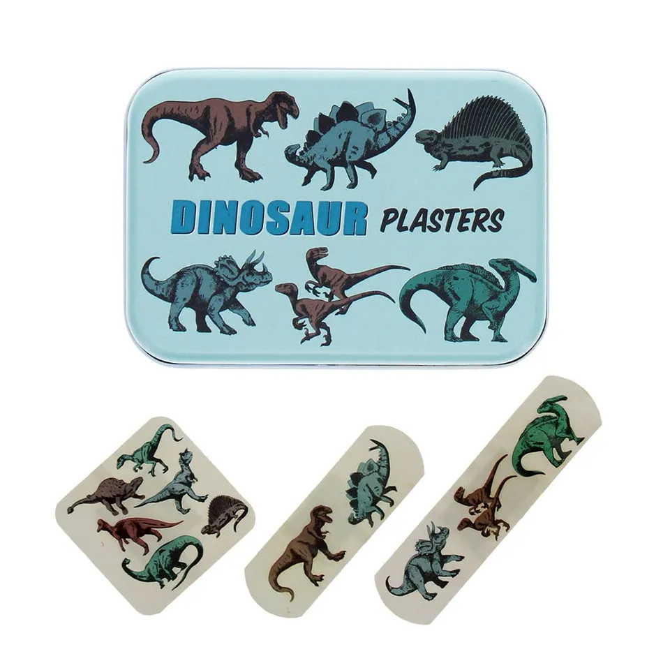 Rex London Cerotti bambini scatola metallo dinosauri 30 pezzi