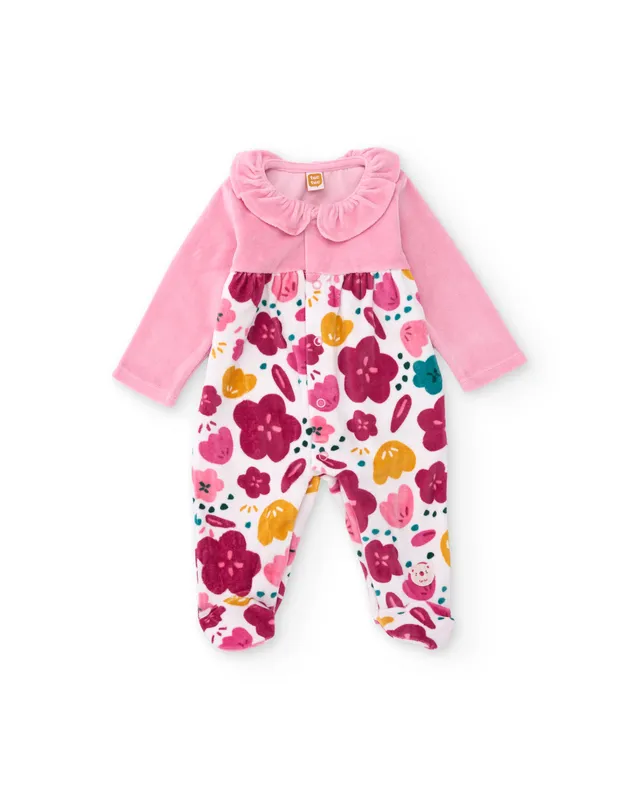 TucTuc Tutine tutina cotone rosa neonata fiori 0-24M