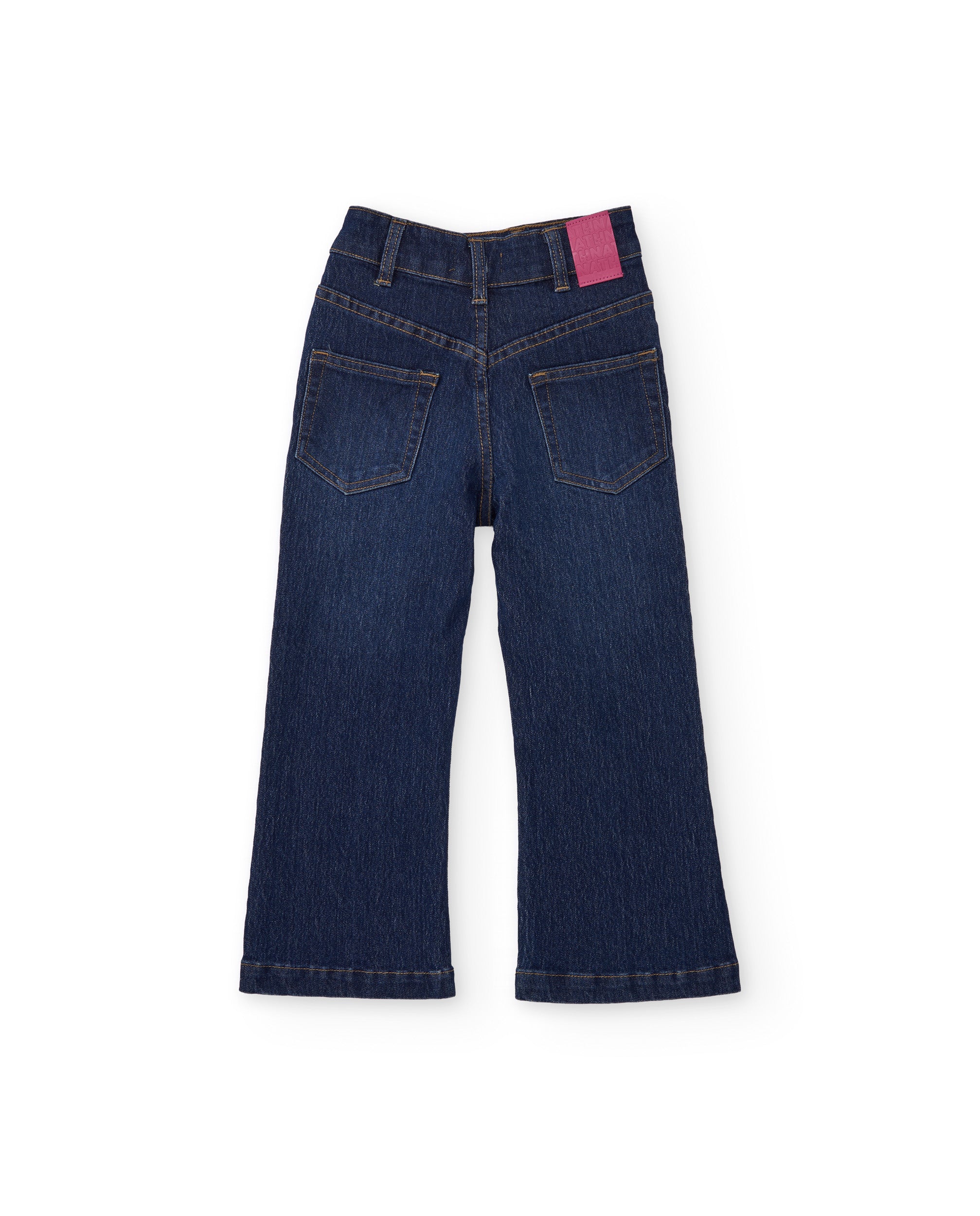 TucTuc Pantaloni Jeans bambina denim dritto fiocco 4-16 anni
