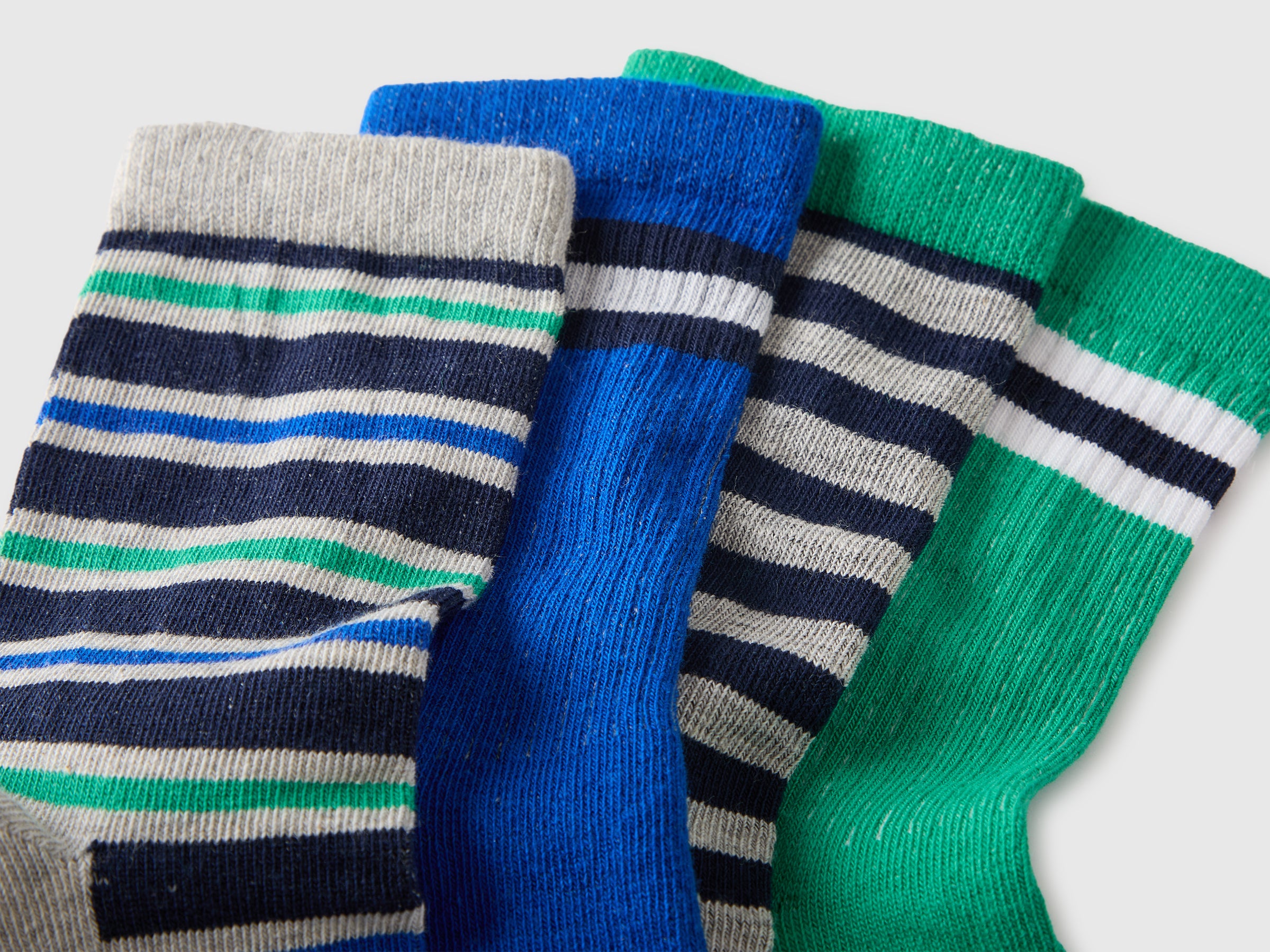 United Colors of Benetton 4 paia calzini lunghi spugna 27-30 cotone