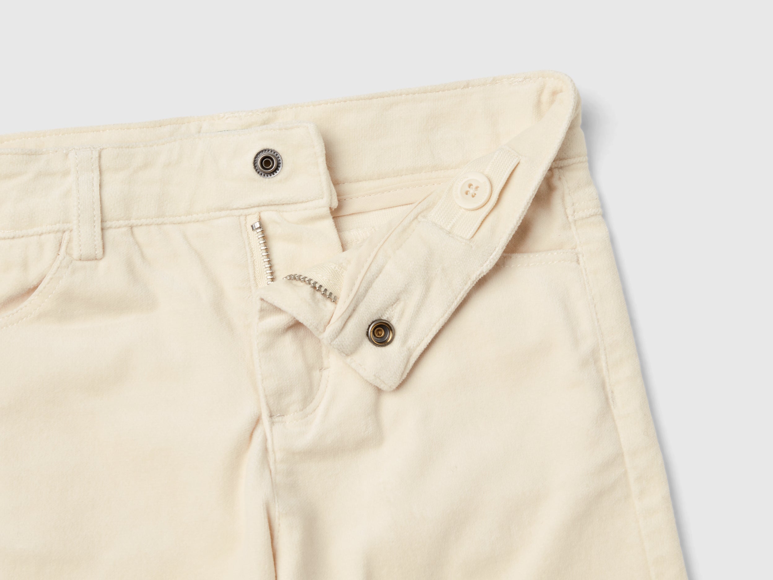 United Colors of Benetton Pantaloni Velluto Flare Cotone
