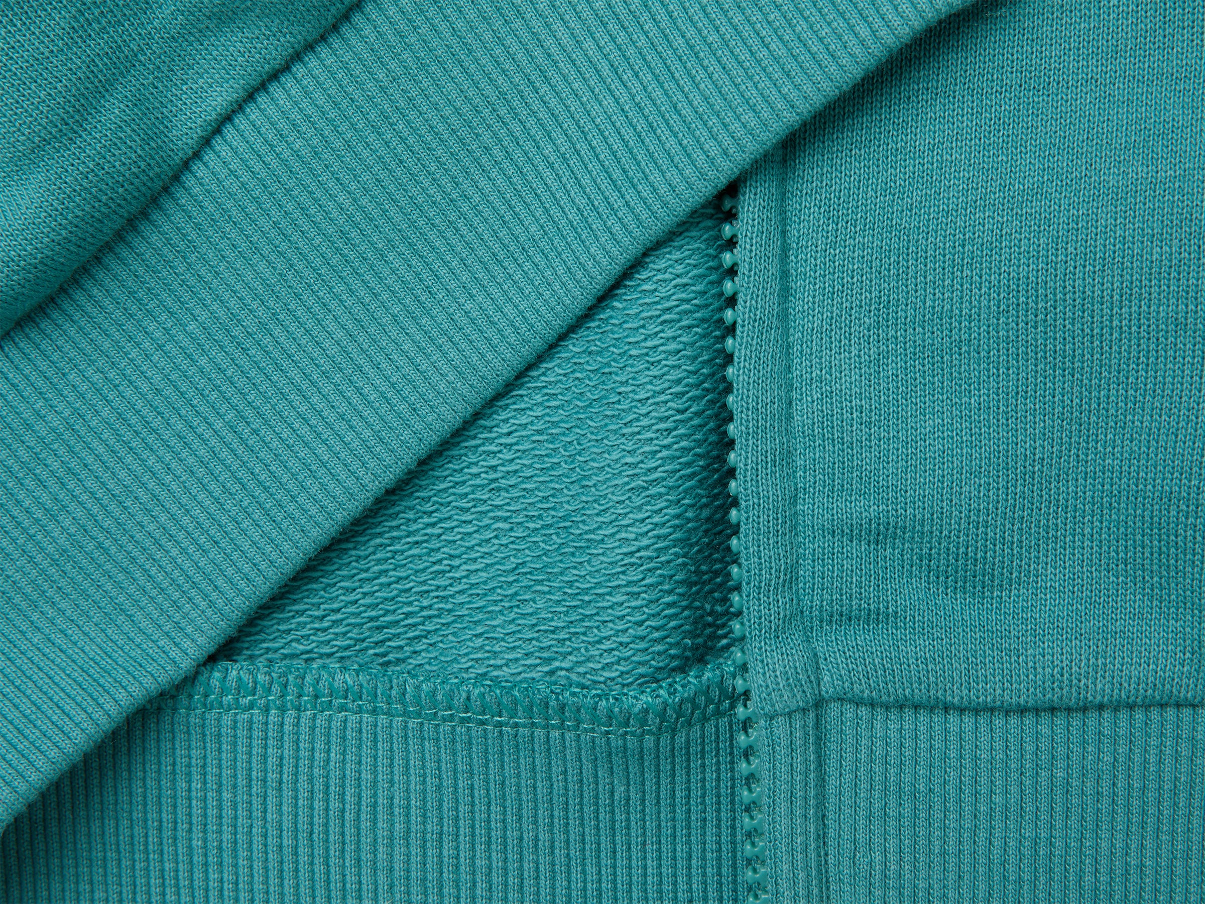 United Colors of Benetton Felpa Cotone con Zip Collo Alto