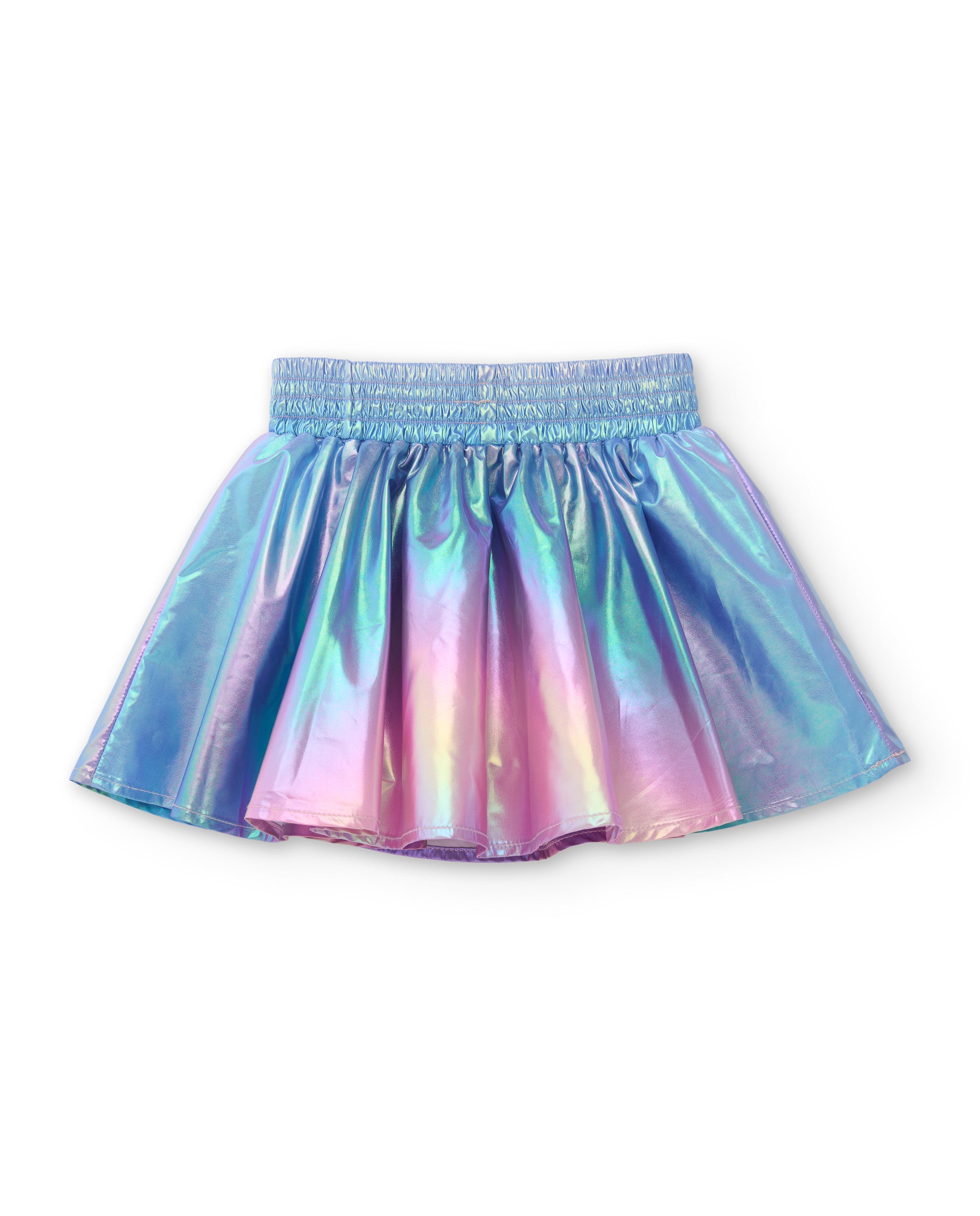 TucTuc Gonne Gonna Bambina Olografica Azzurro Chiaro Brillante