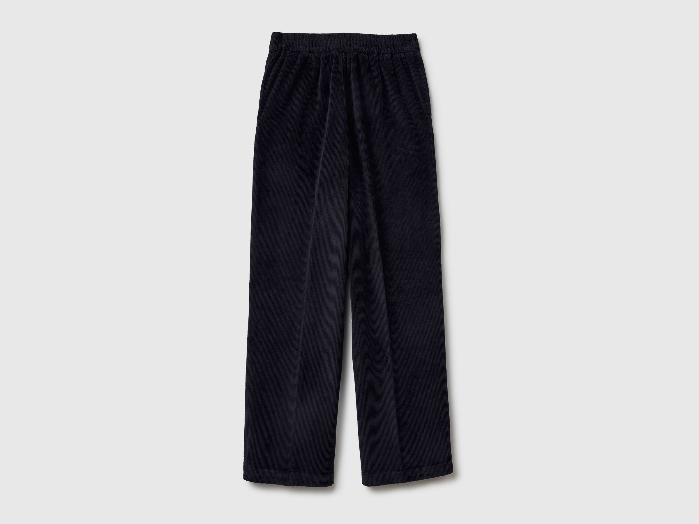 United Colors of Benetton pantaloni velluto gamba larga