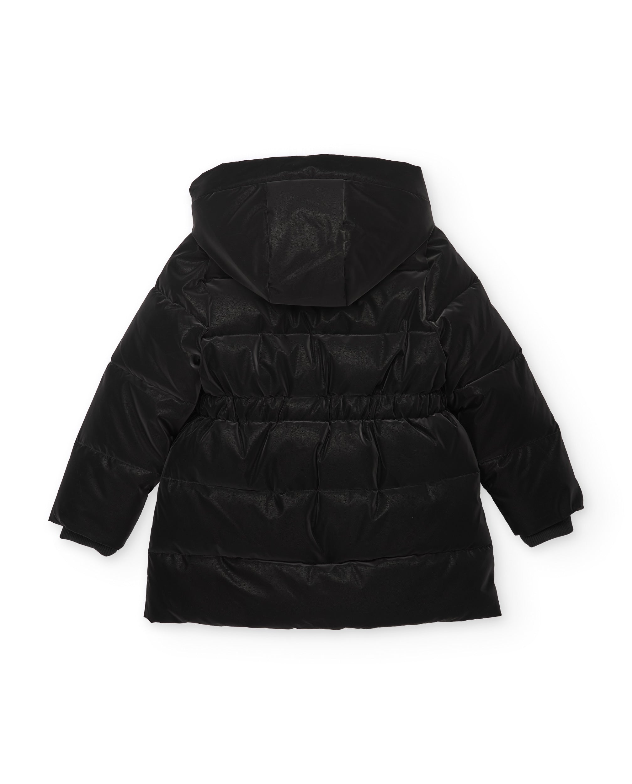 TucTuc Cappotti Piumino Bambina Nero Cappuccio Imbottito 5A