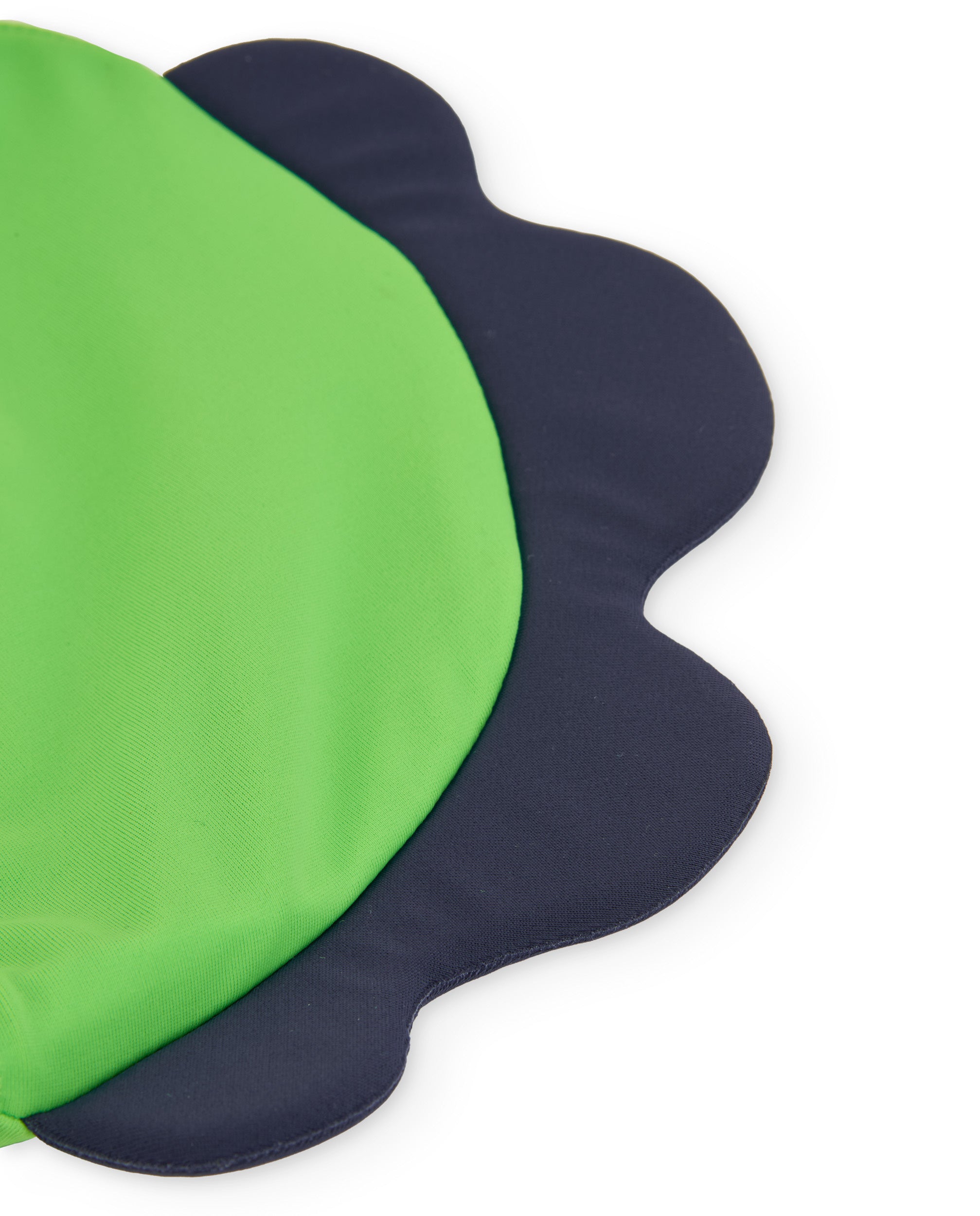 TucTuc Accessori cuffia nuoto bimbo verde con pinna