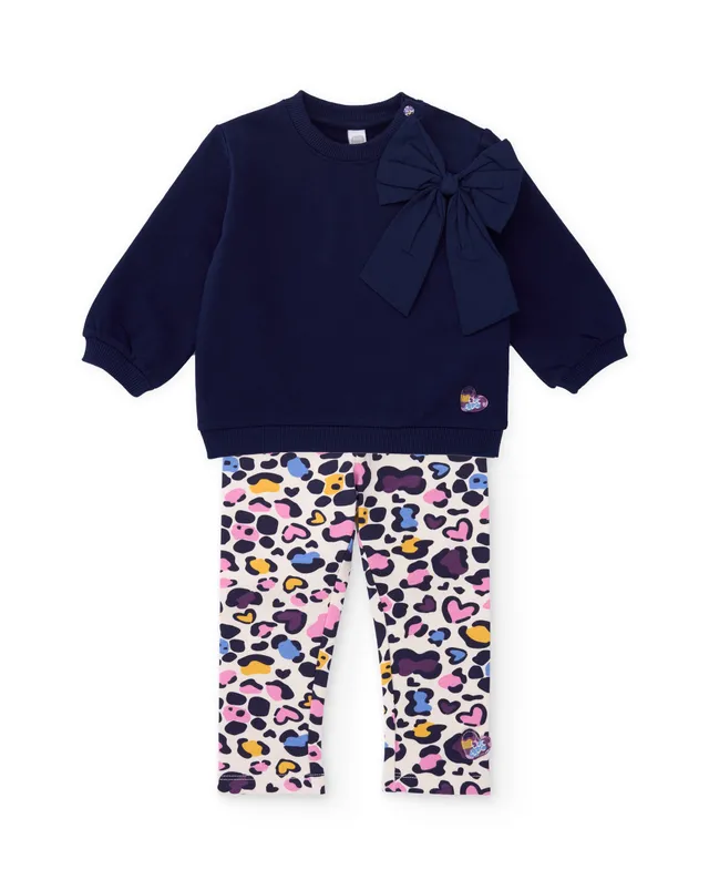TucTuc Completi tuta bambina blu navy animalier