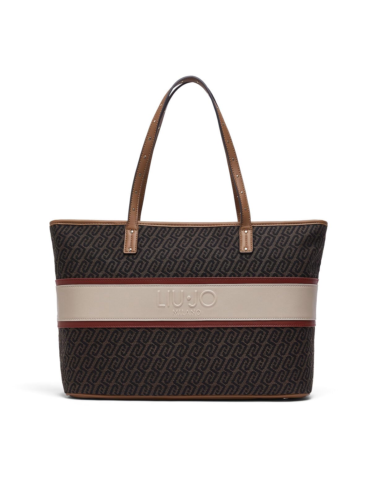 Liu Jo Borsa Tote media monogram 00533 con zip