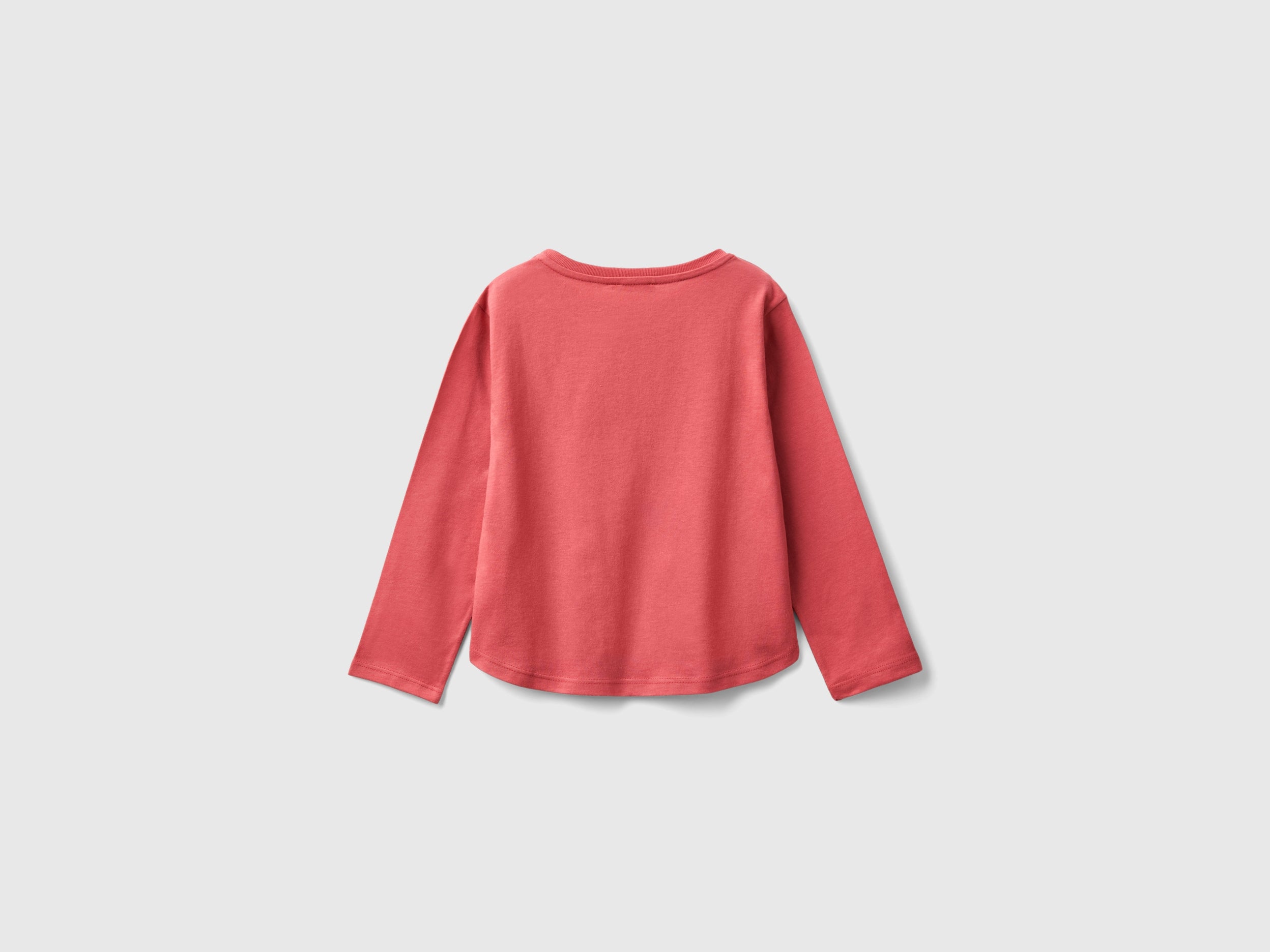 United Colors of Benetton t-shirt cotone bio stampa glitter 104